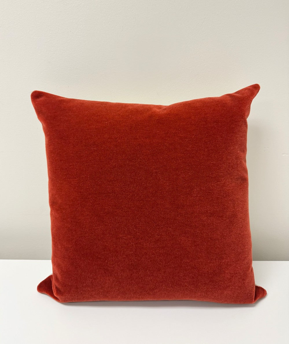 Rust Velvet 19" Pillow|7773