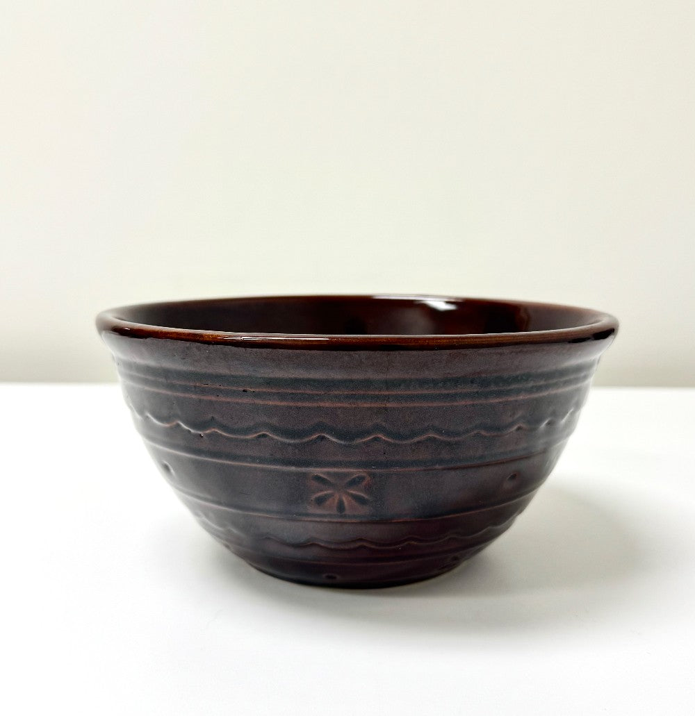 Vintage MAR-CREST 'Daisy Dot' Stoneware Bowl|6680