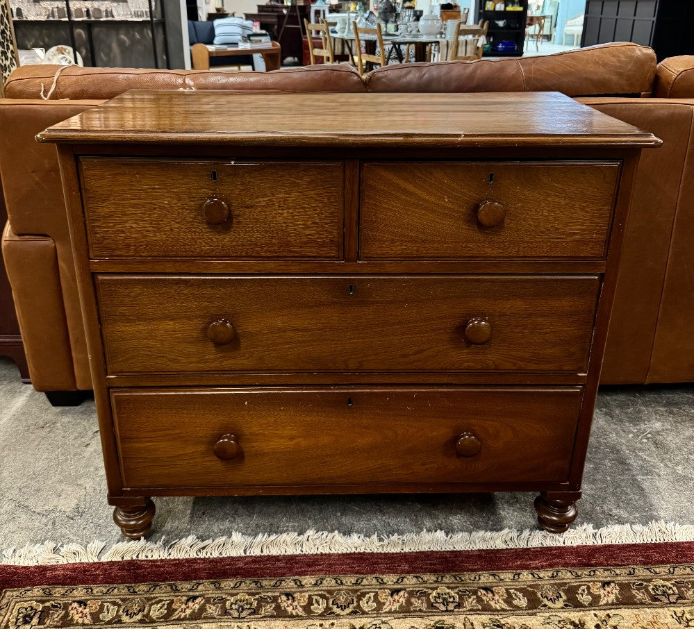 Antique Four-drawer Chest (39"W x 19-1/2"D x 34"H)|3688