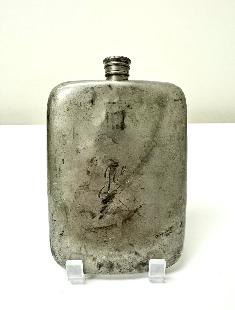 Vintage Pewter Flask