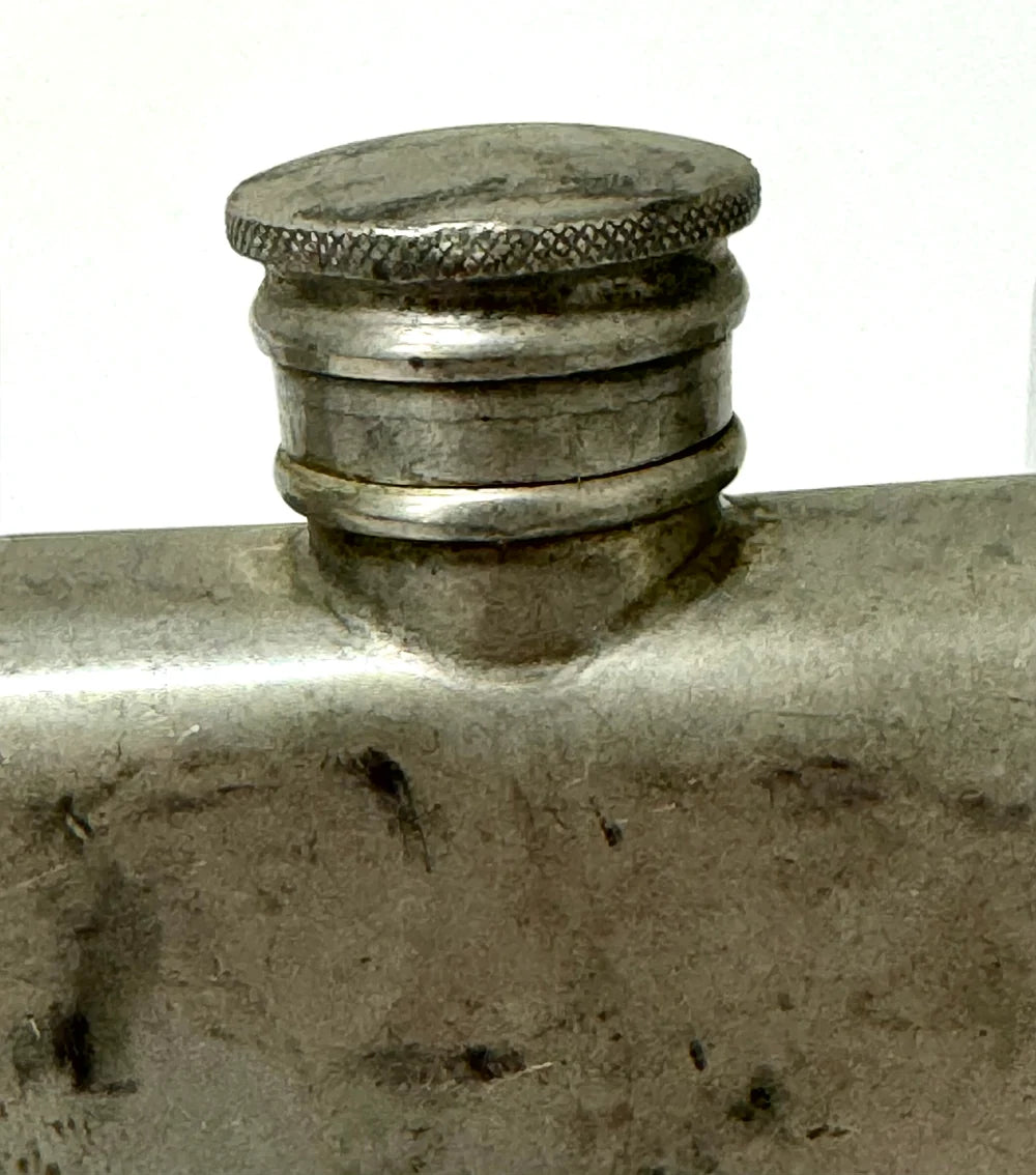 Vintage Pewter Flask
