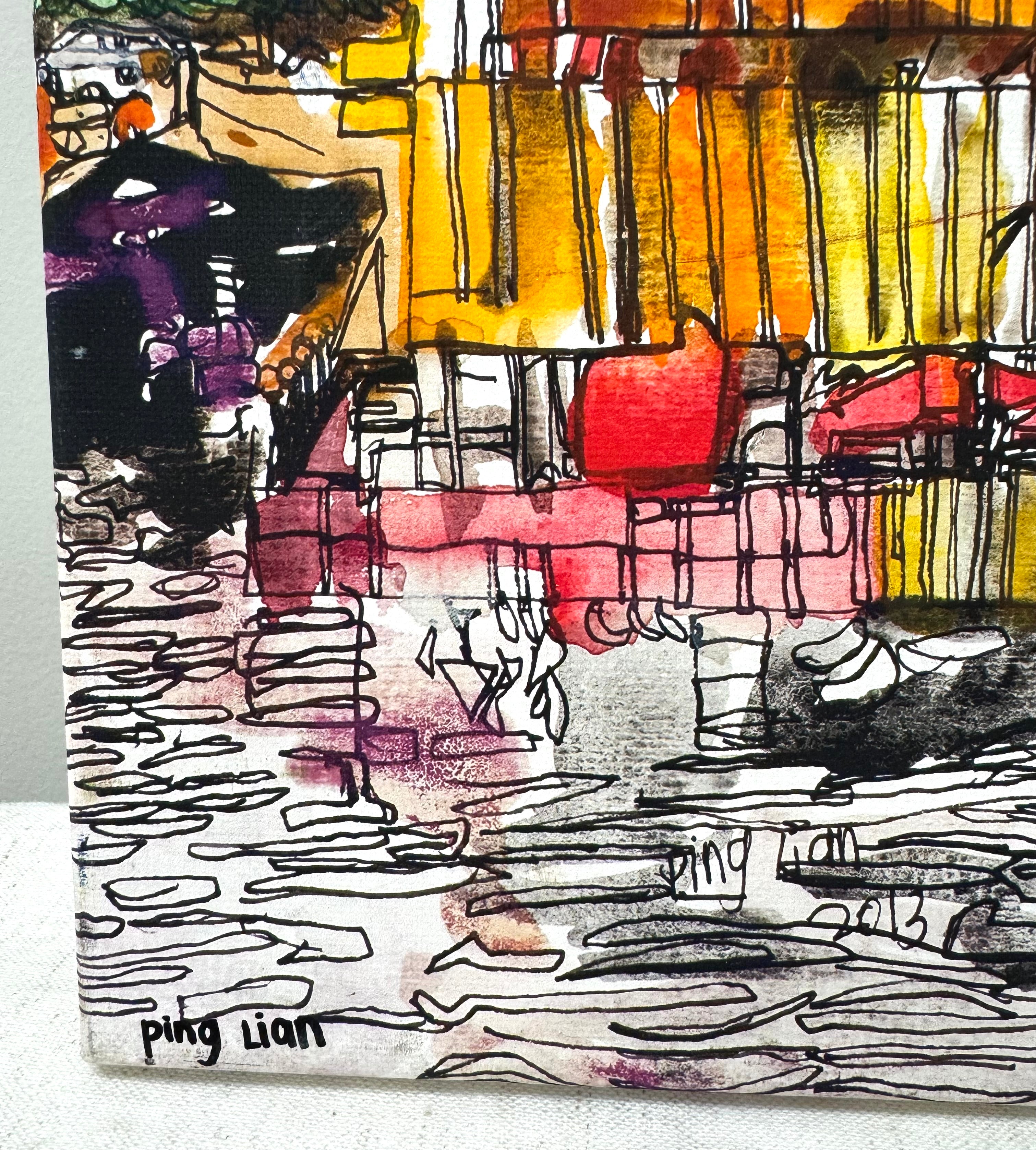 'Sydney Opera House' Art Print on Canvas (Signed)