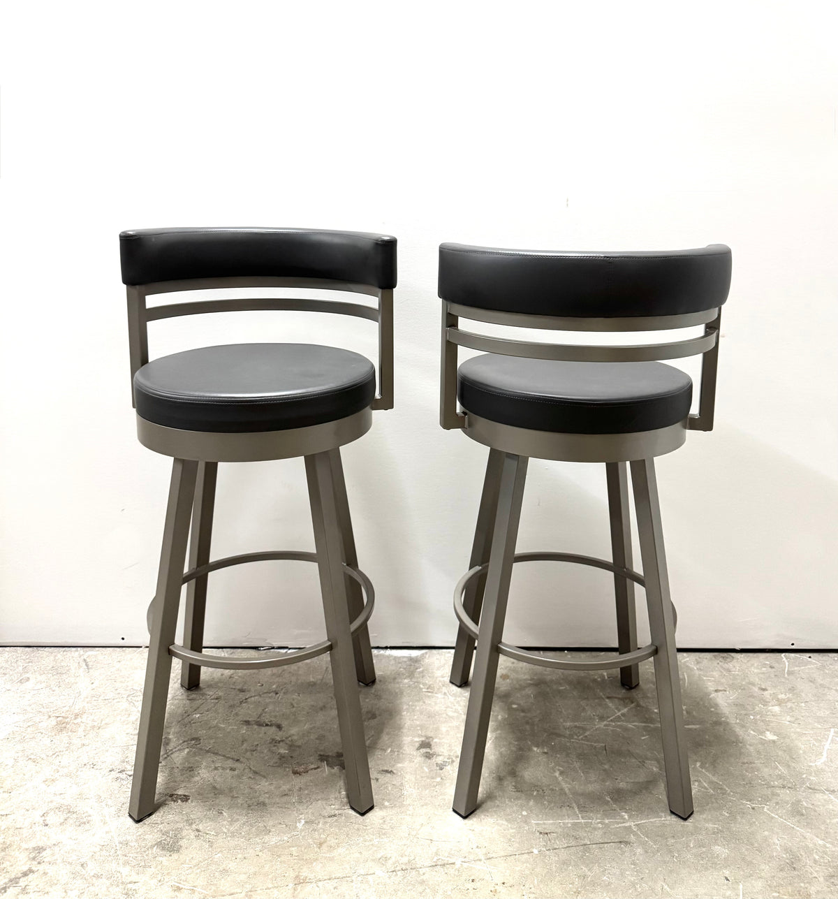 Circle Swivel Bar Stools Set of 2