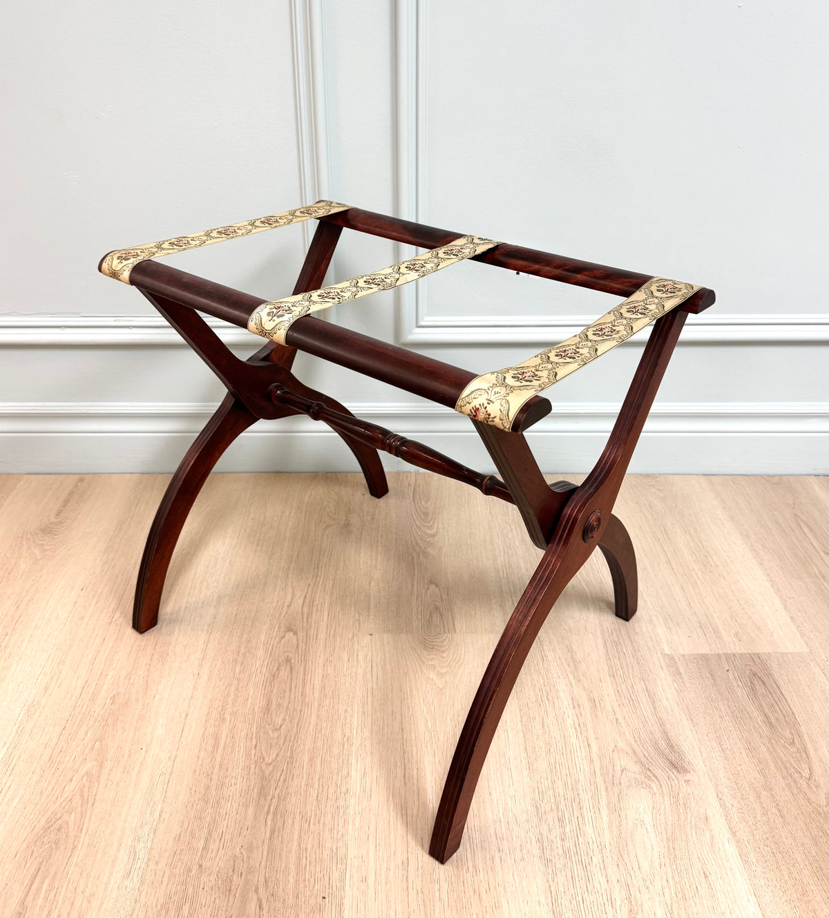 Vintage Folding Luggage Rack
