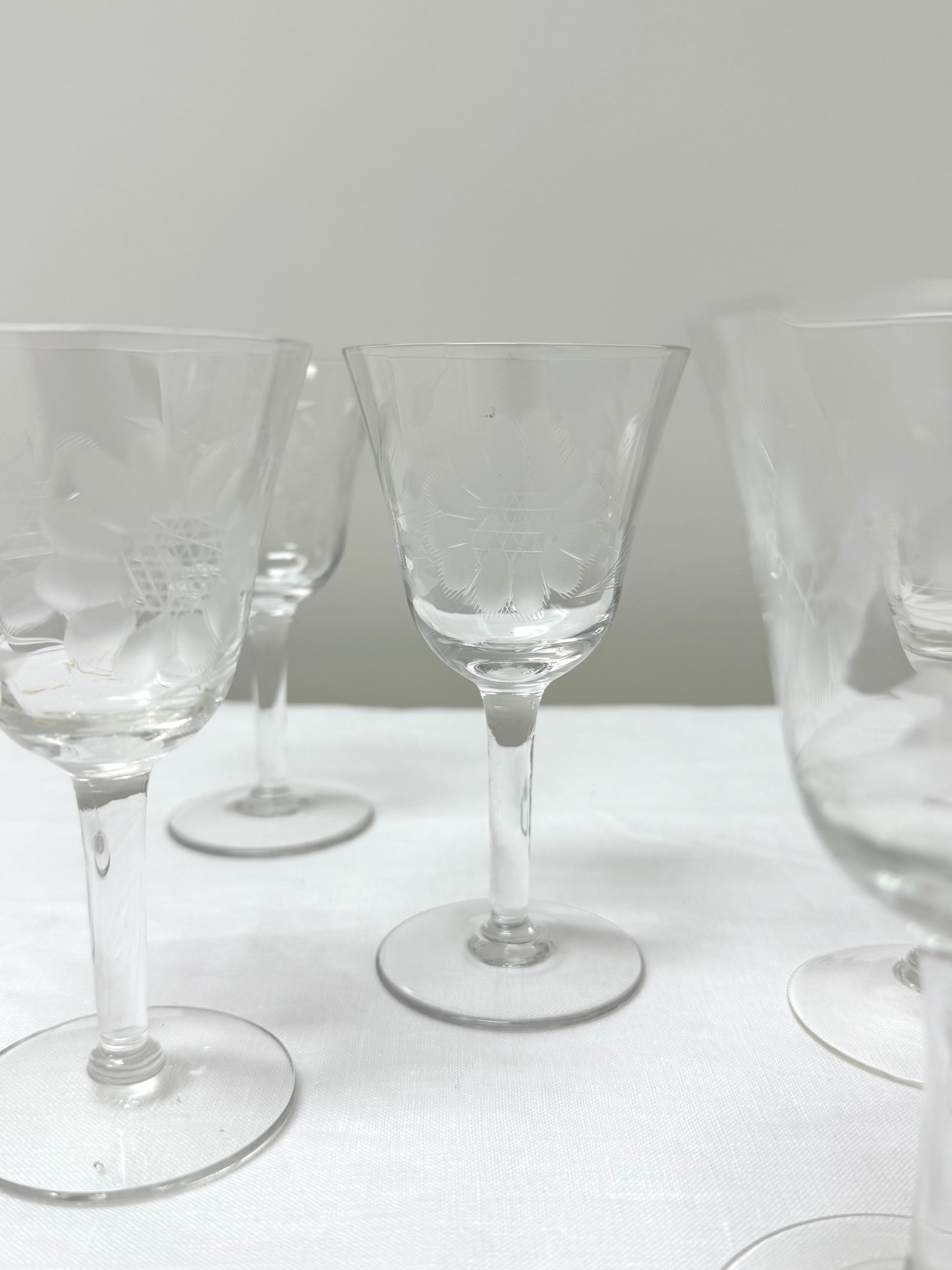 Cornflower Port Glasses Set of 6