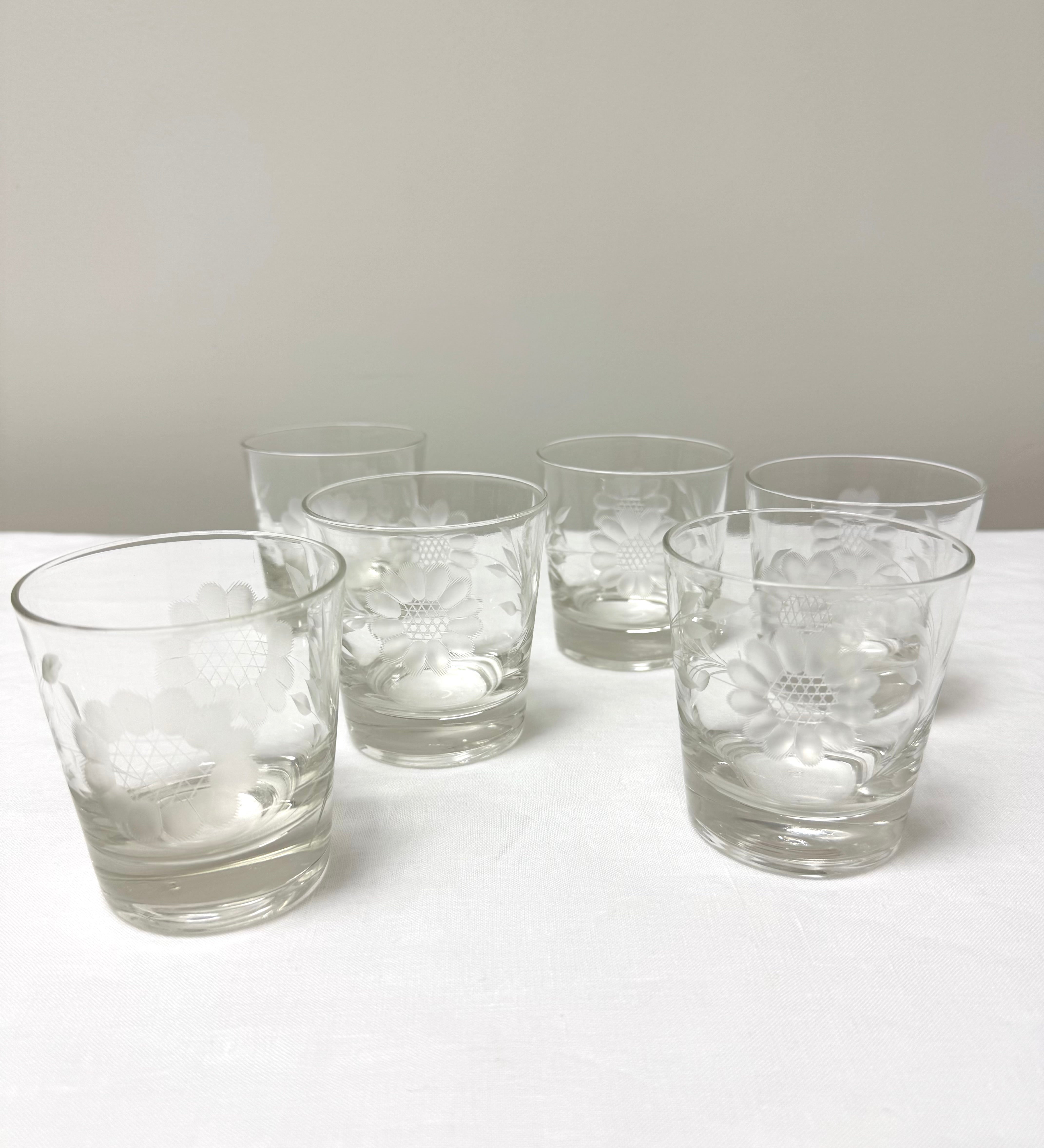 Cornflower Low Tumblers Set of 6