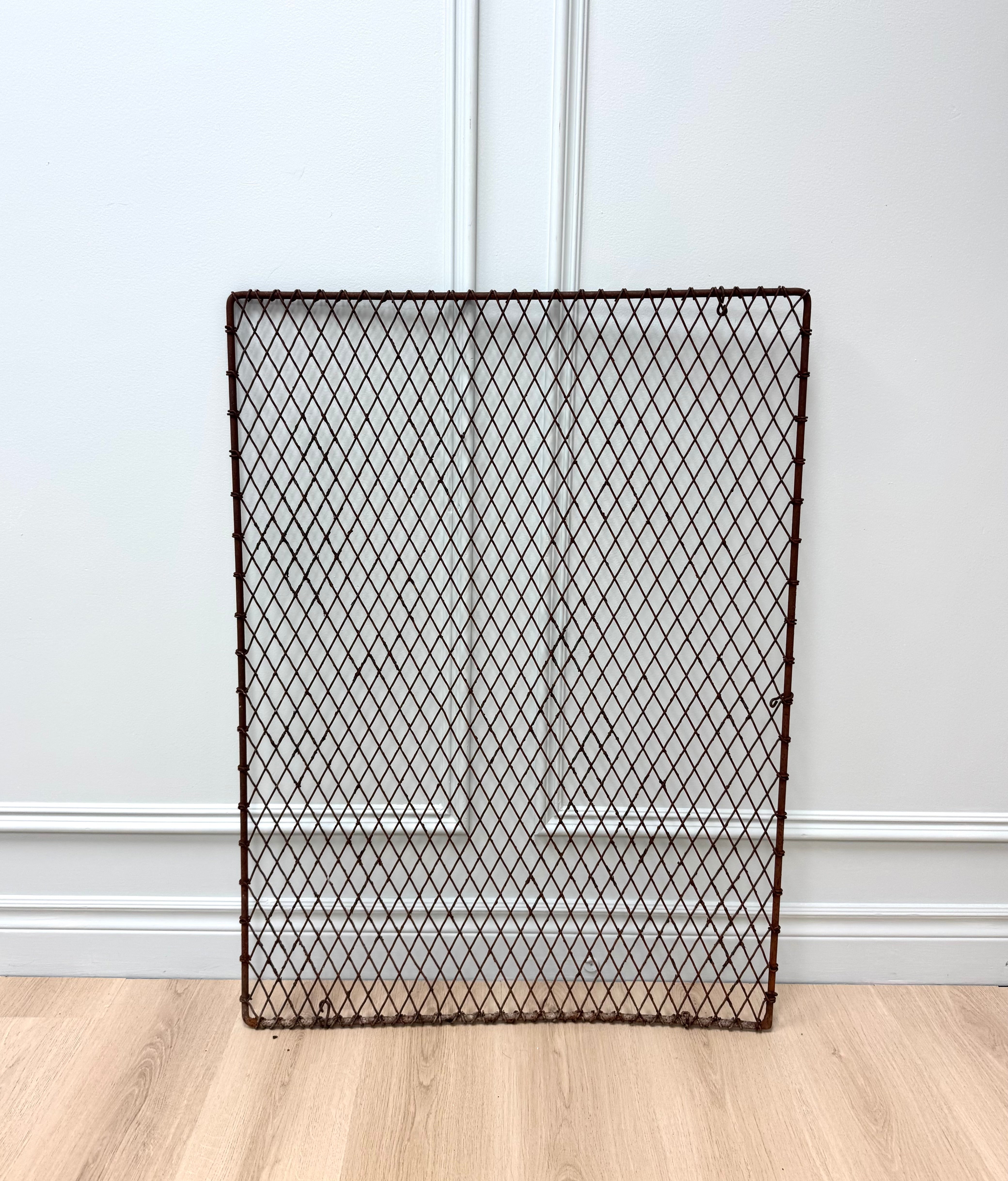 Rusted Metal Garden Screen