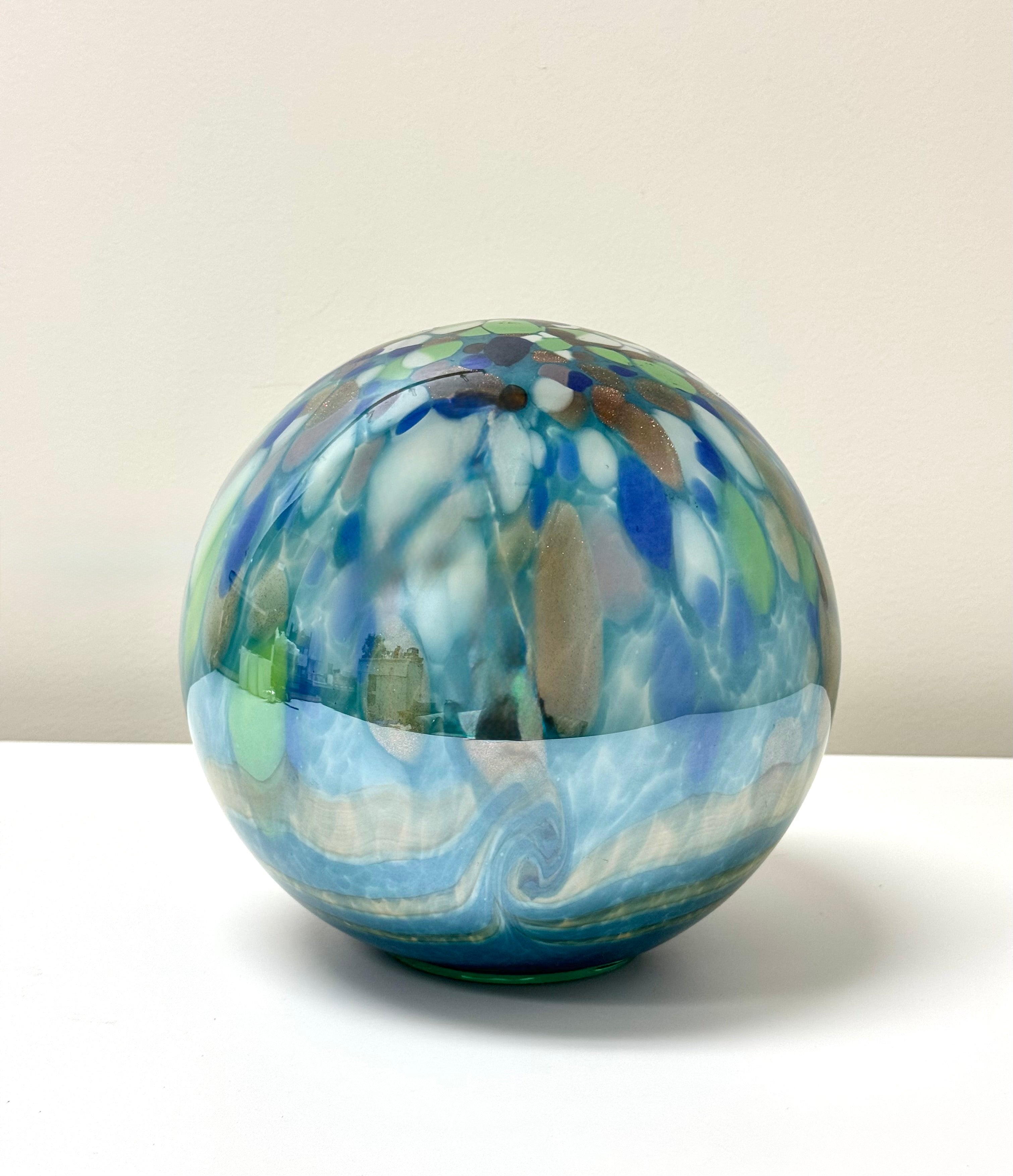 Art Glass Confetti 10" Orb