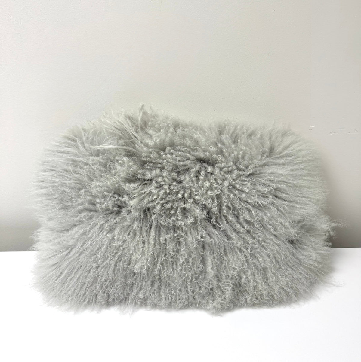 Light Gray Fluff 24" x 16" Pillow