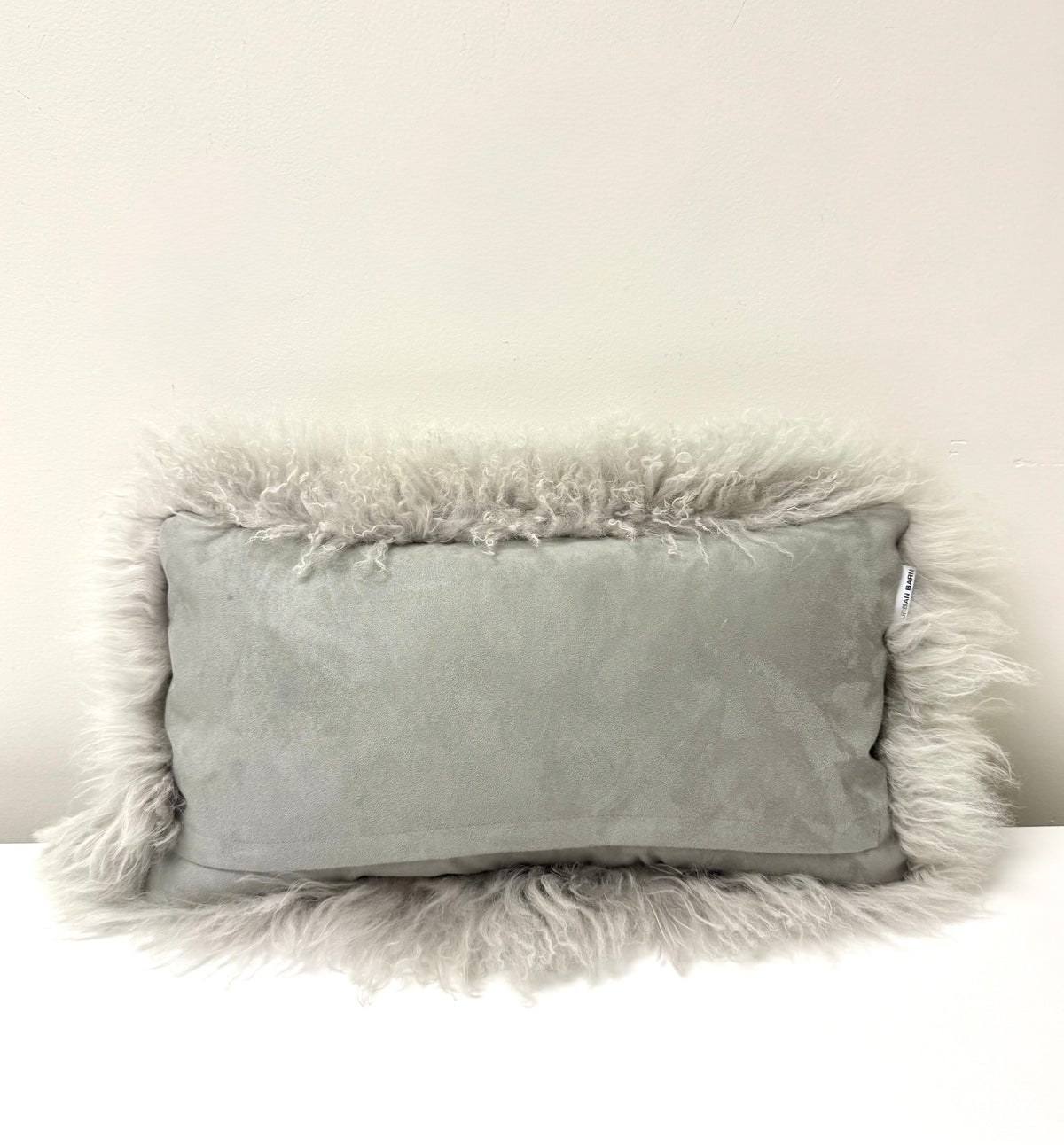Light Gray Fluff 24" x 16" Pillow