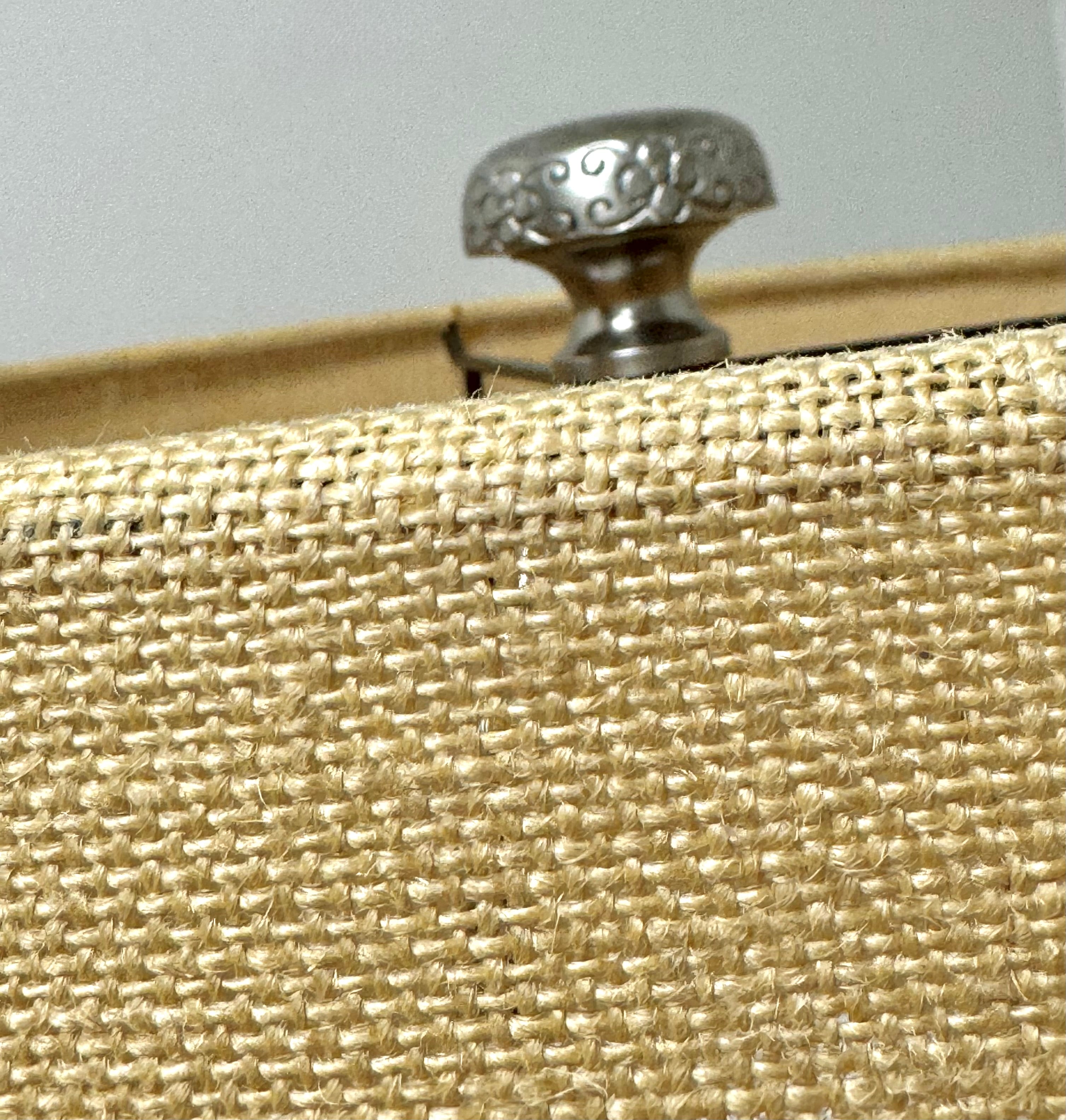 POTTERY BARN Hammered Silver Metal Lamp