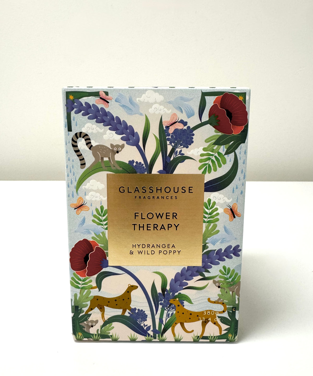 NEW GLASSHOUSE Hydrangea & Wild Poppy Candle