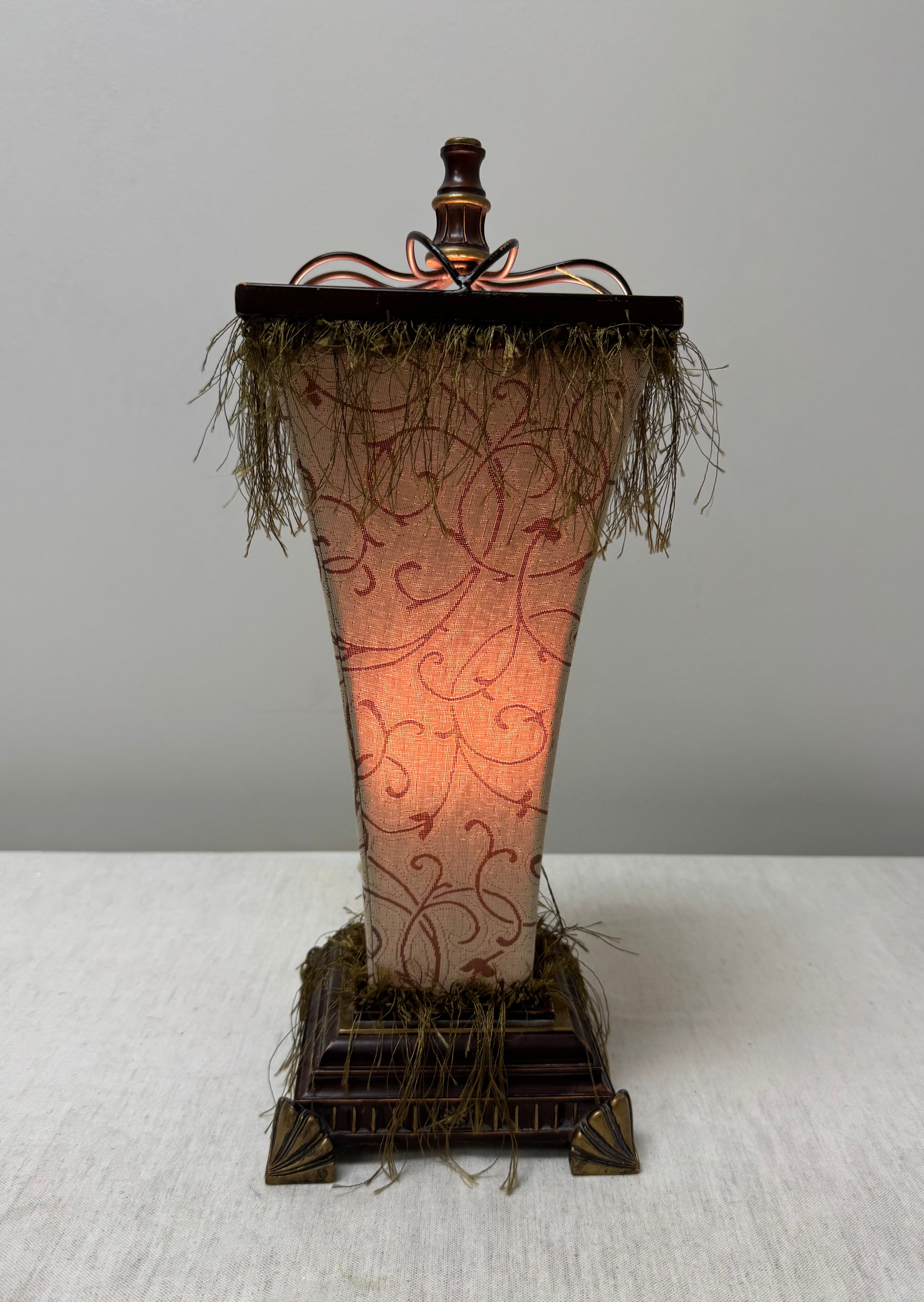Vintage-style Torchiere Lamp