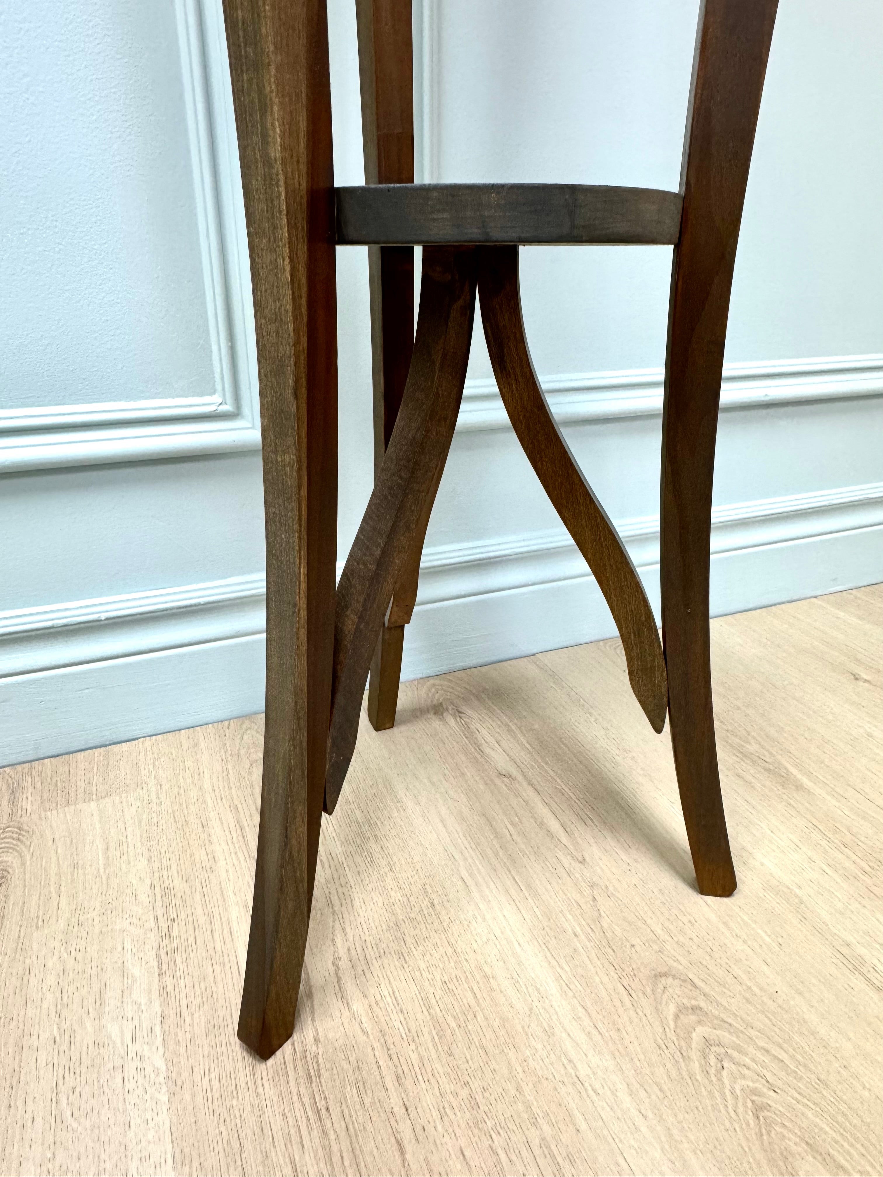 Rustic Taupe Plant Stand