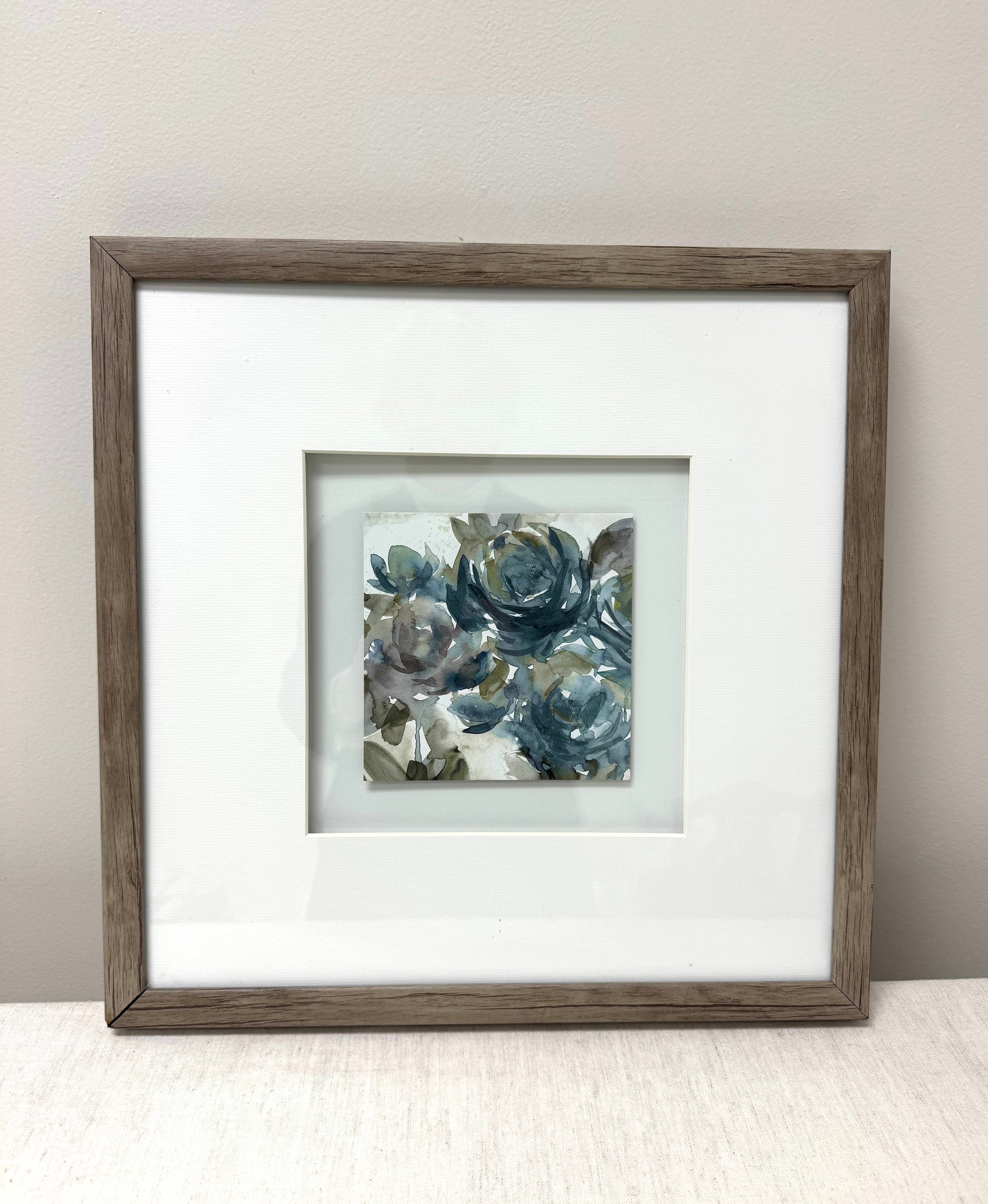 'Secret Garden Negative II' Watercolour Print