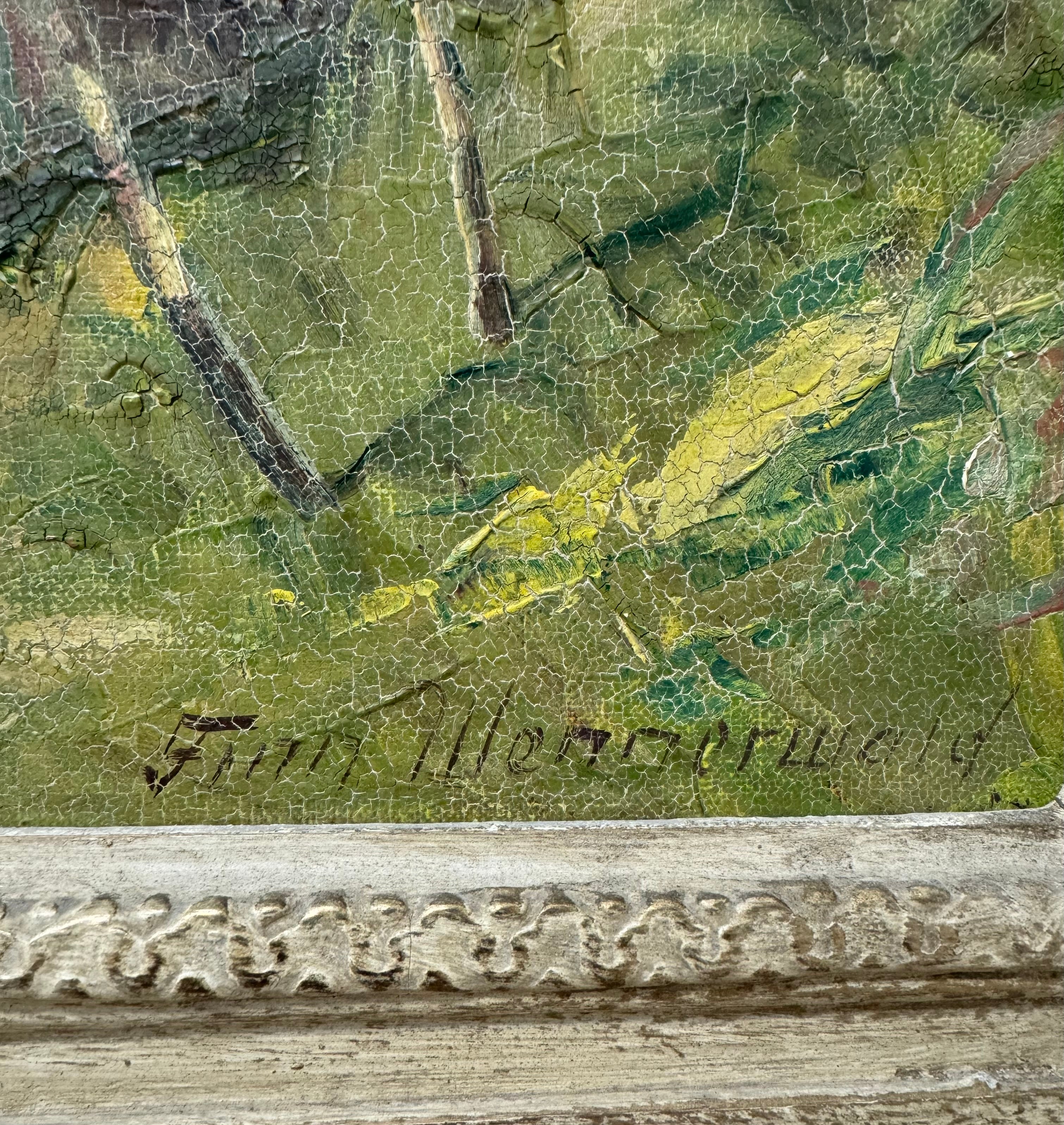 Mountain Landscape Original Oil on Canvas