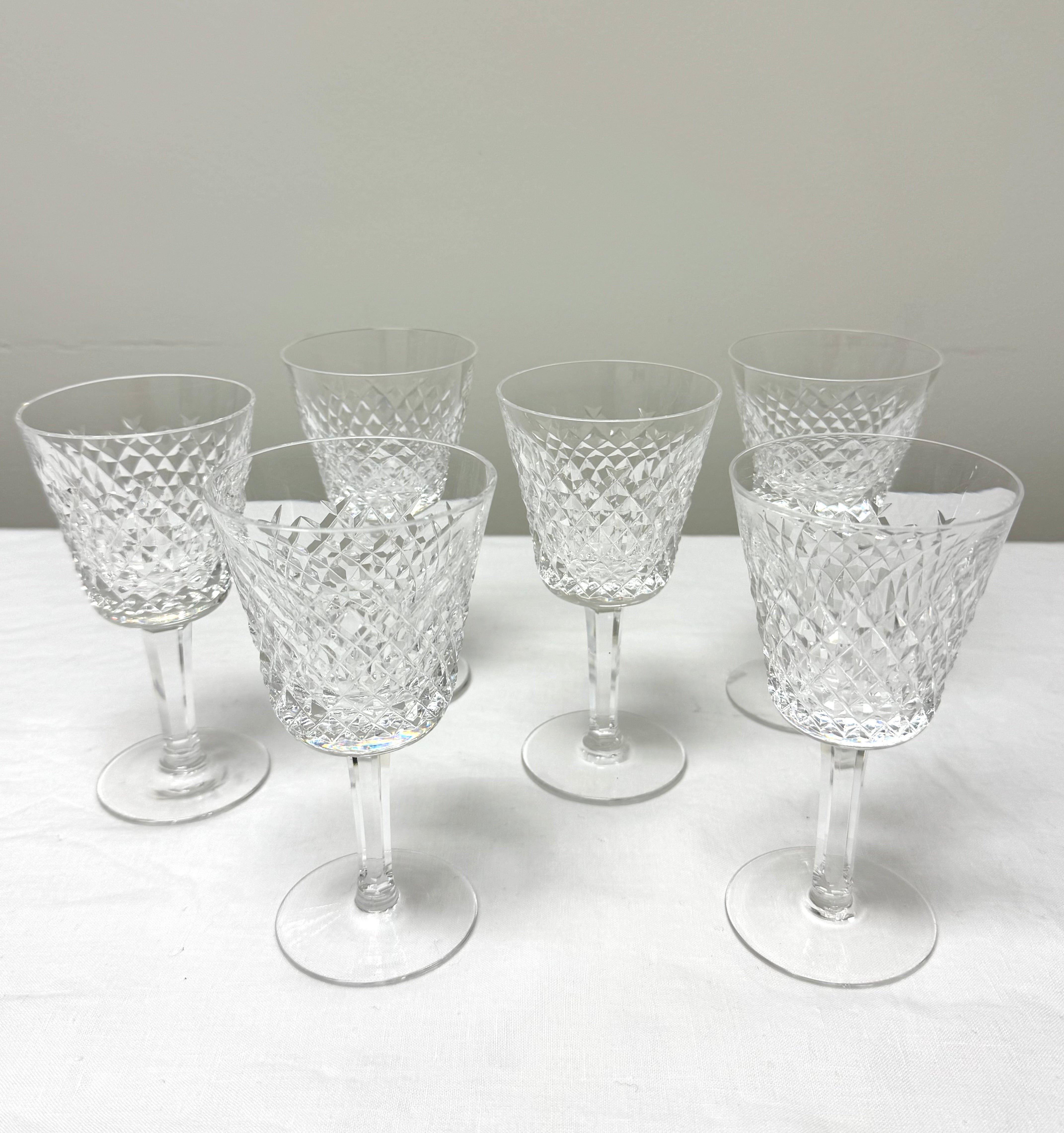 WATERFORD 'Alana' Wine Glasses Set of 6
