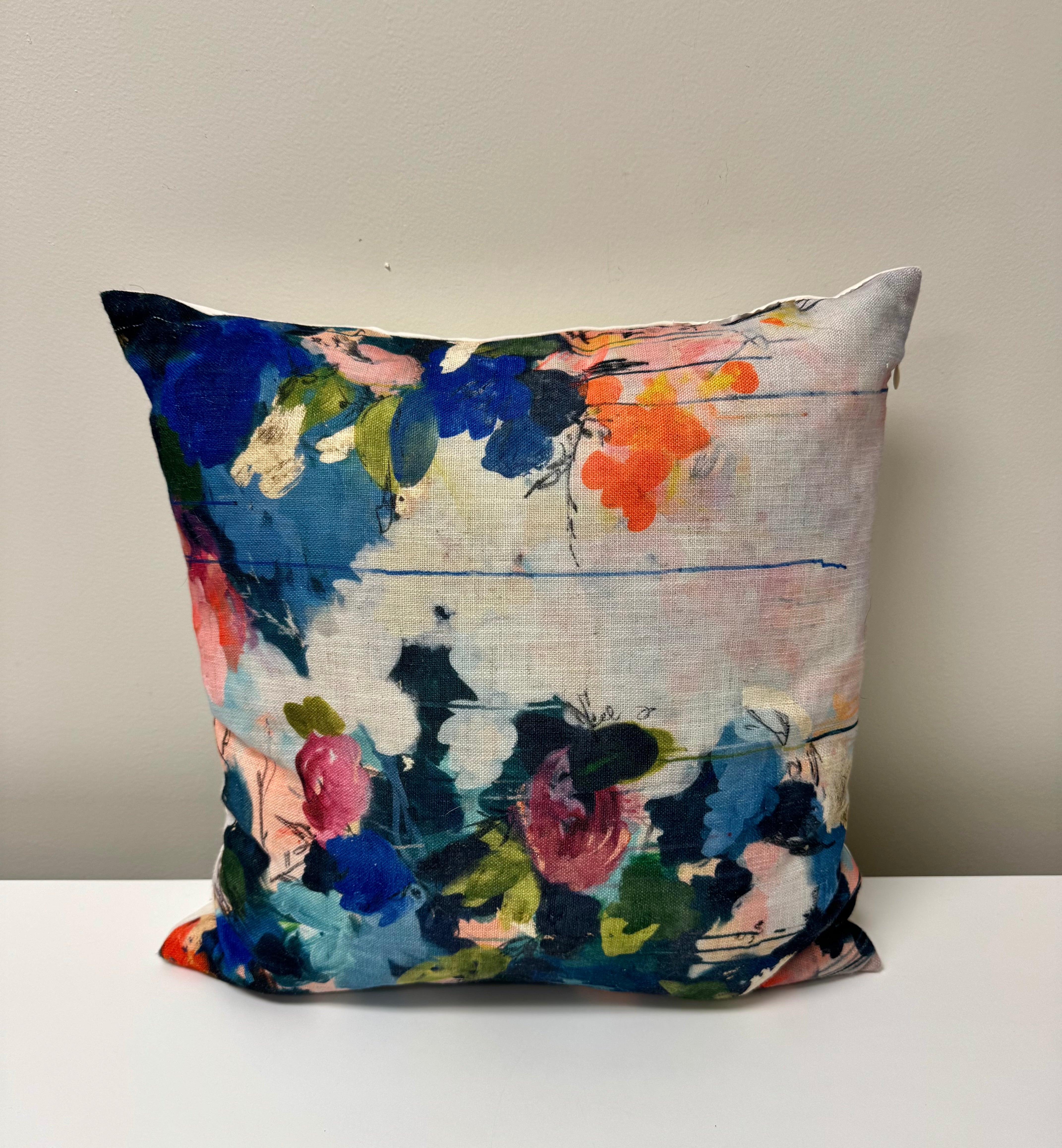 Floral Watercolour 19" Pillow