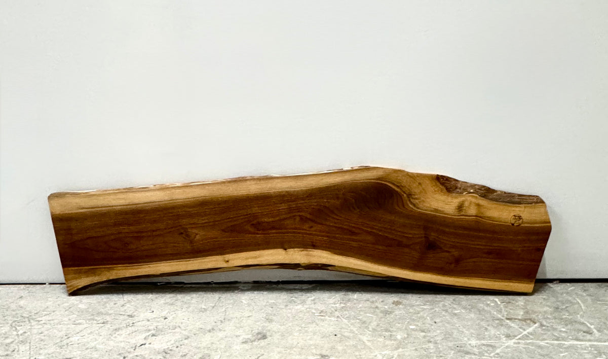Black Walnut 46" Live Edge Serving Board