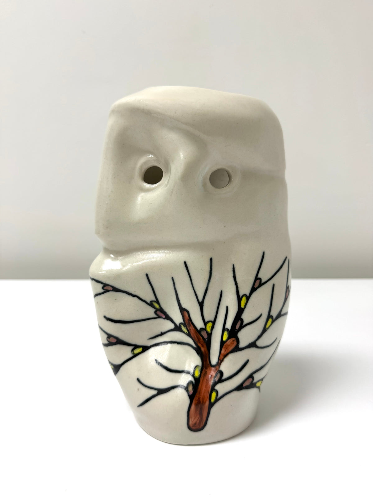 Vintage Ceramic Owl Vase