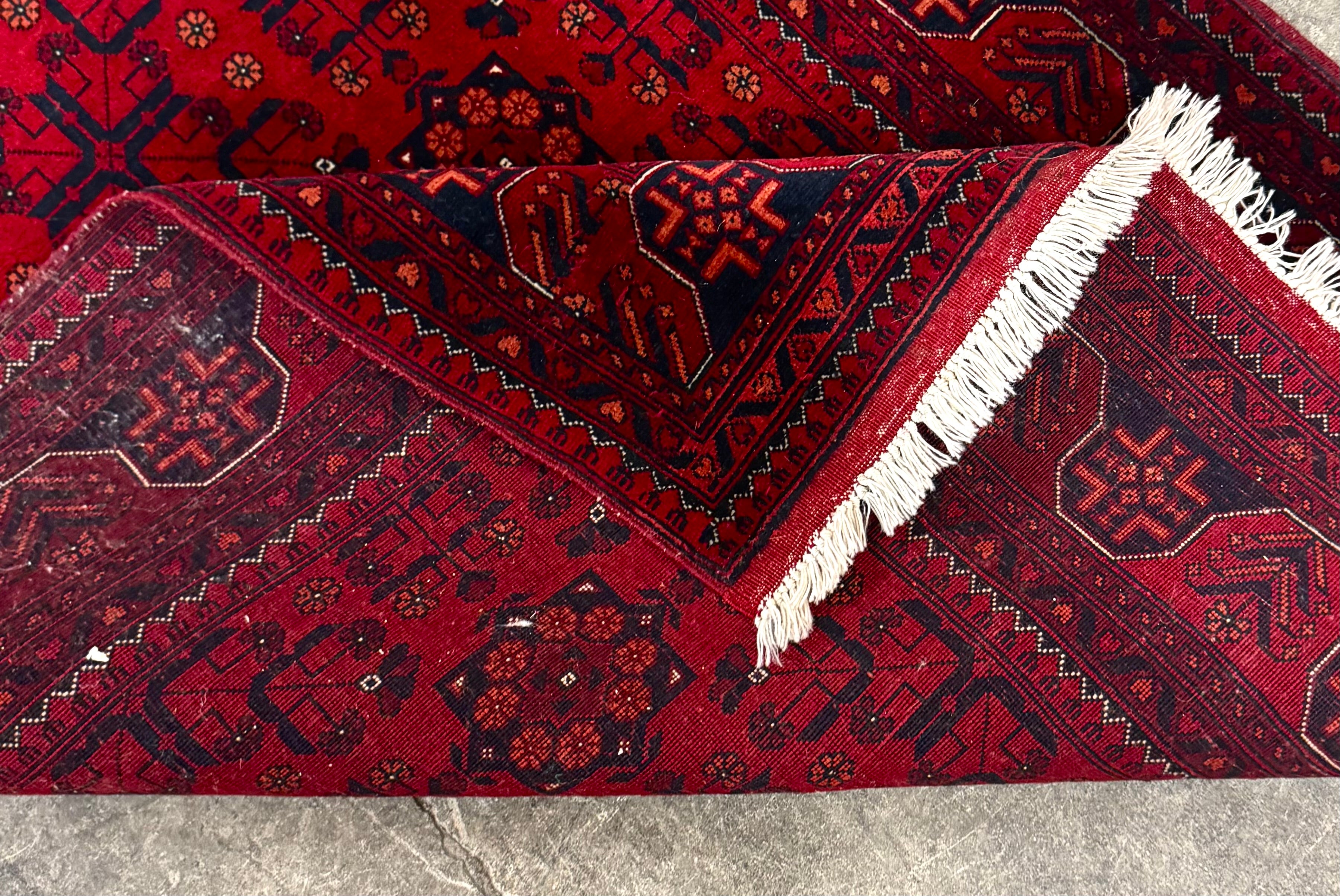 Khal Mohammadi Deep Red 40" x 60" Rug