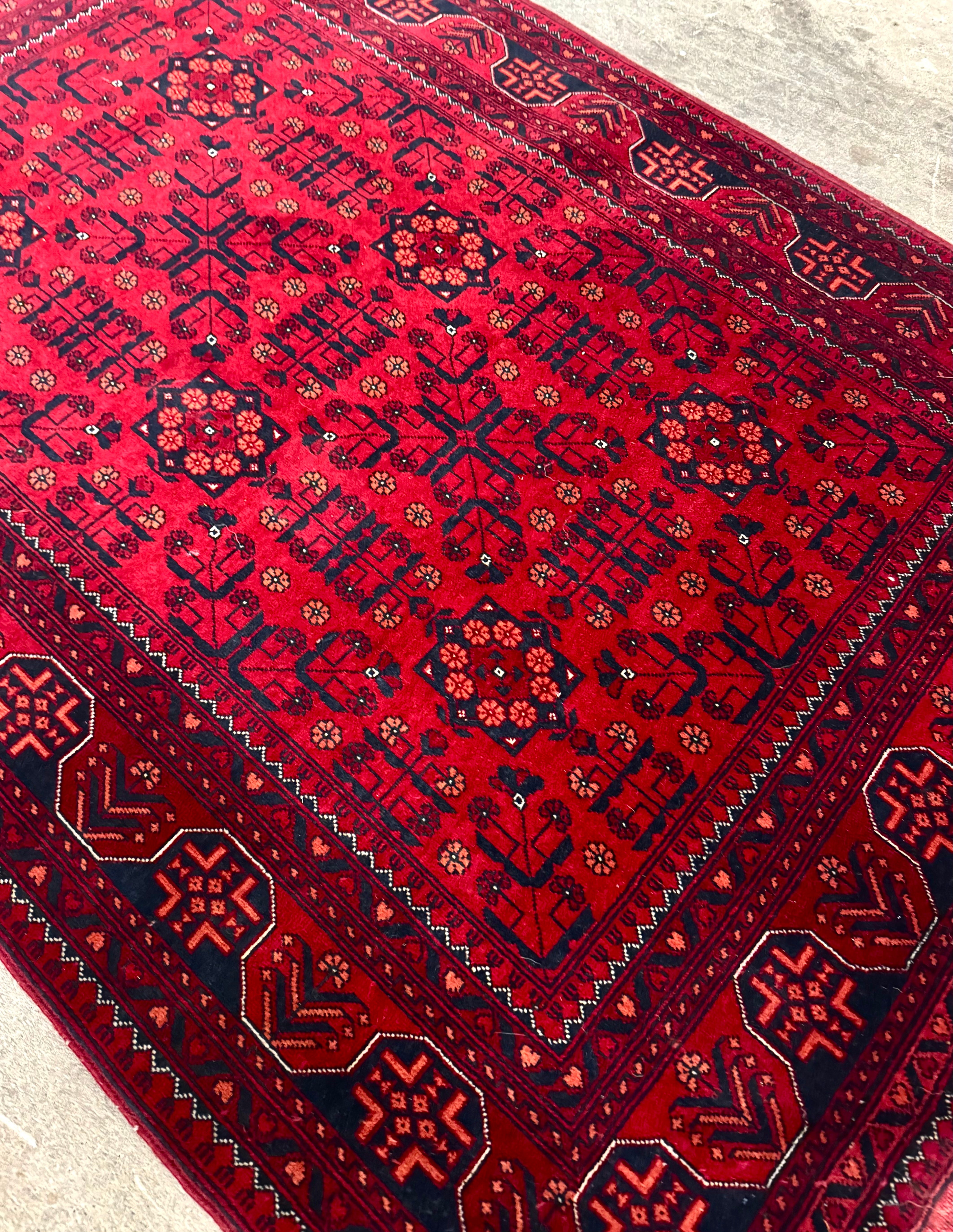 Khal Mohammadi Deep Red 40" x 60" Rug
