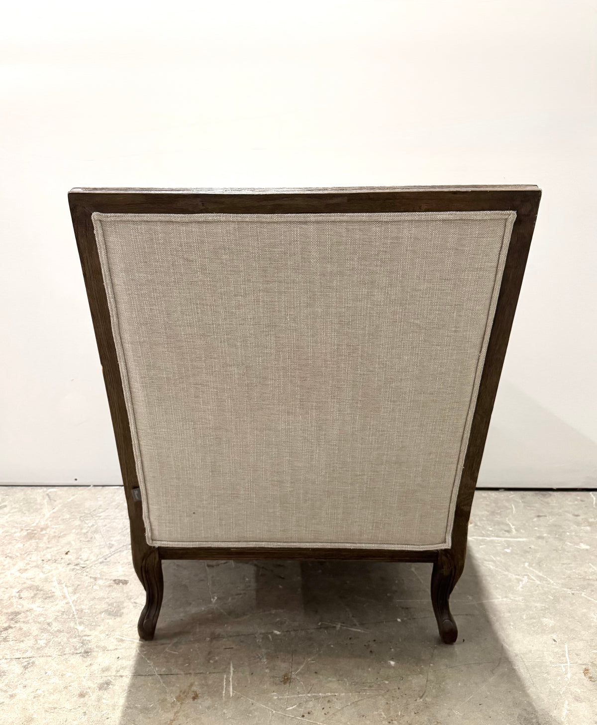 French-style Natural Linen Chair