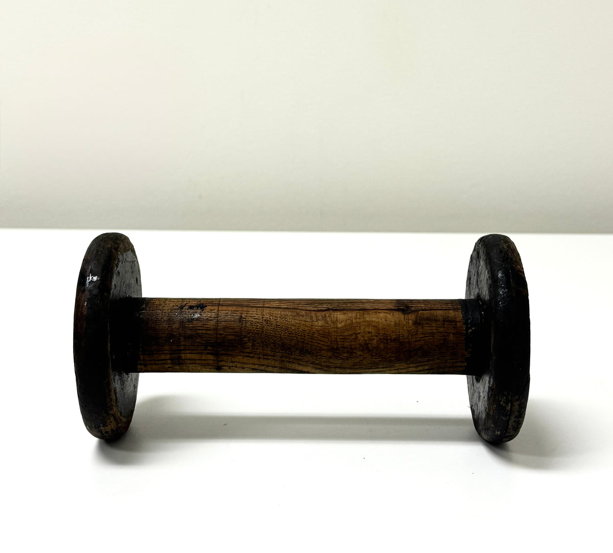 Vintage Wooden Industrial Textile Spool