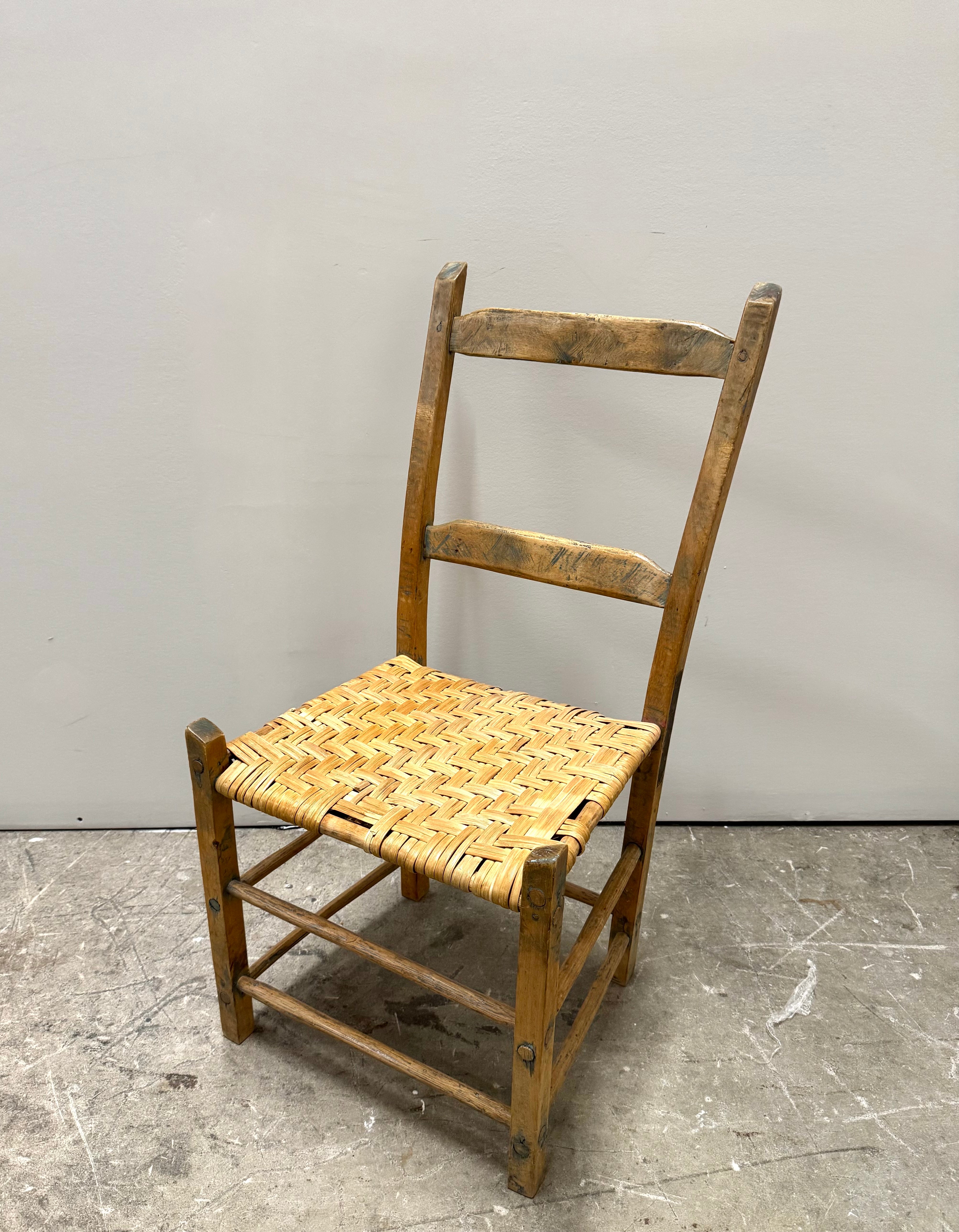 Vintage Farmhouse Ladderback Chair