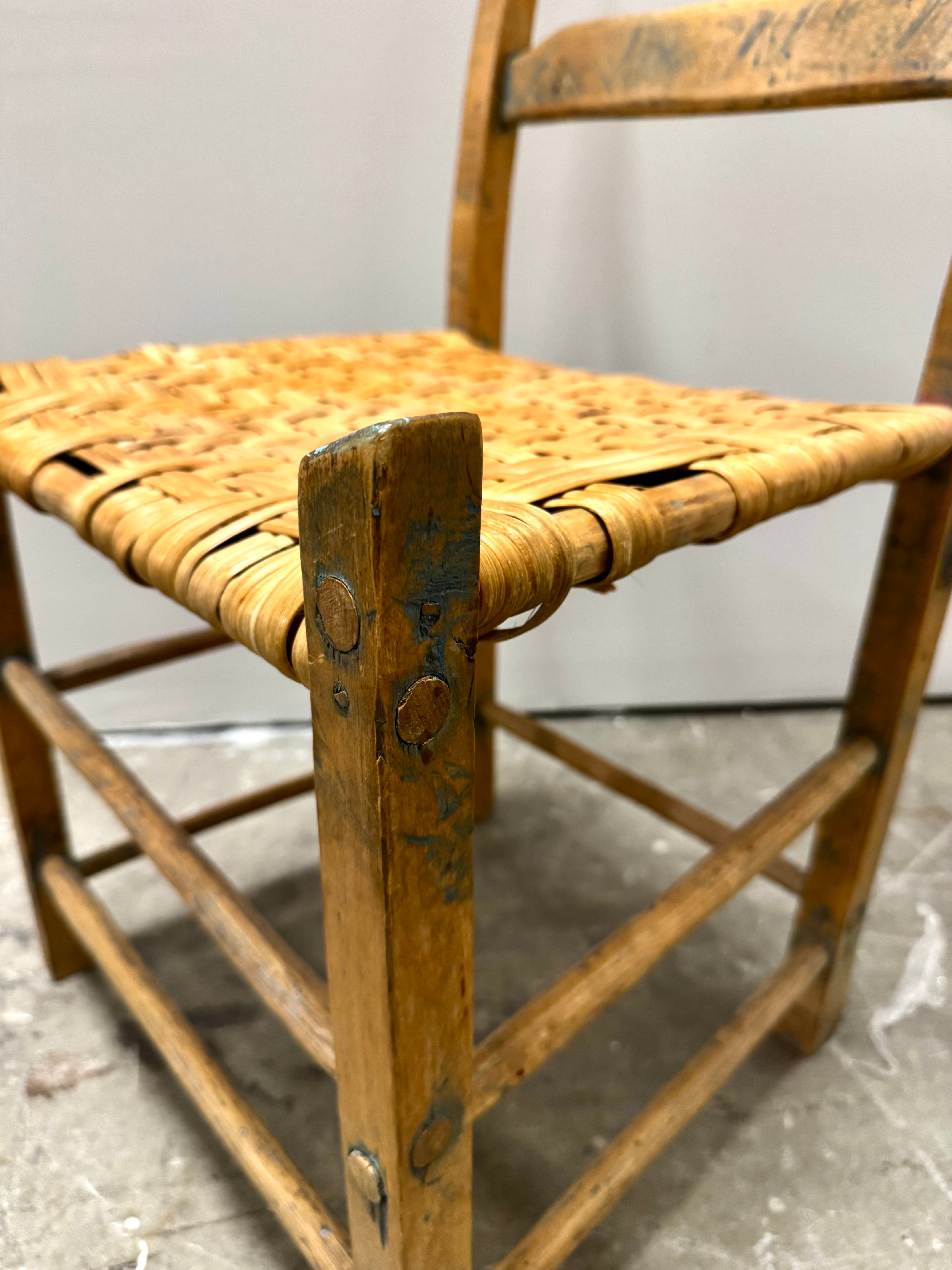 Vintage Farmhouse Ladderback Chair