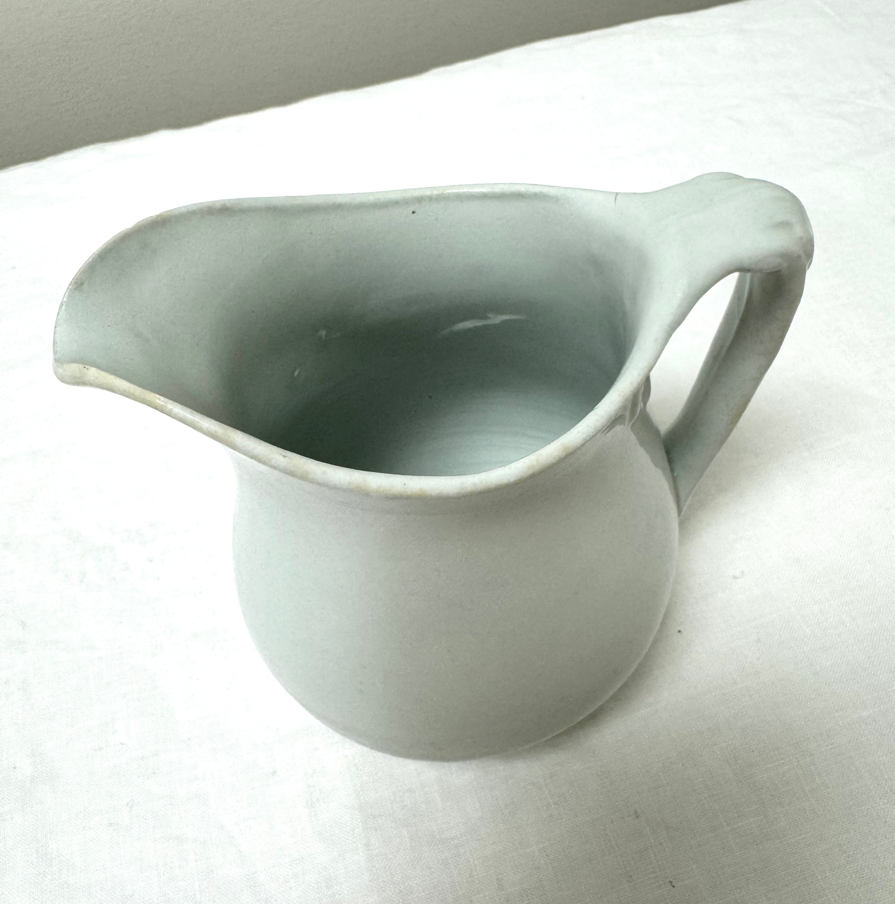 Antique BISHOP & STONIER Small Ironstone Pitcher