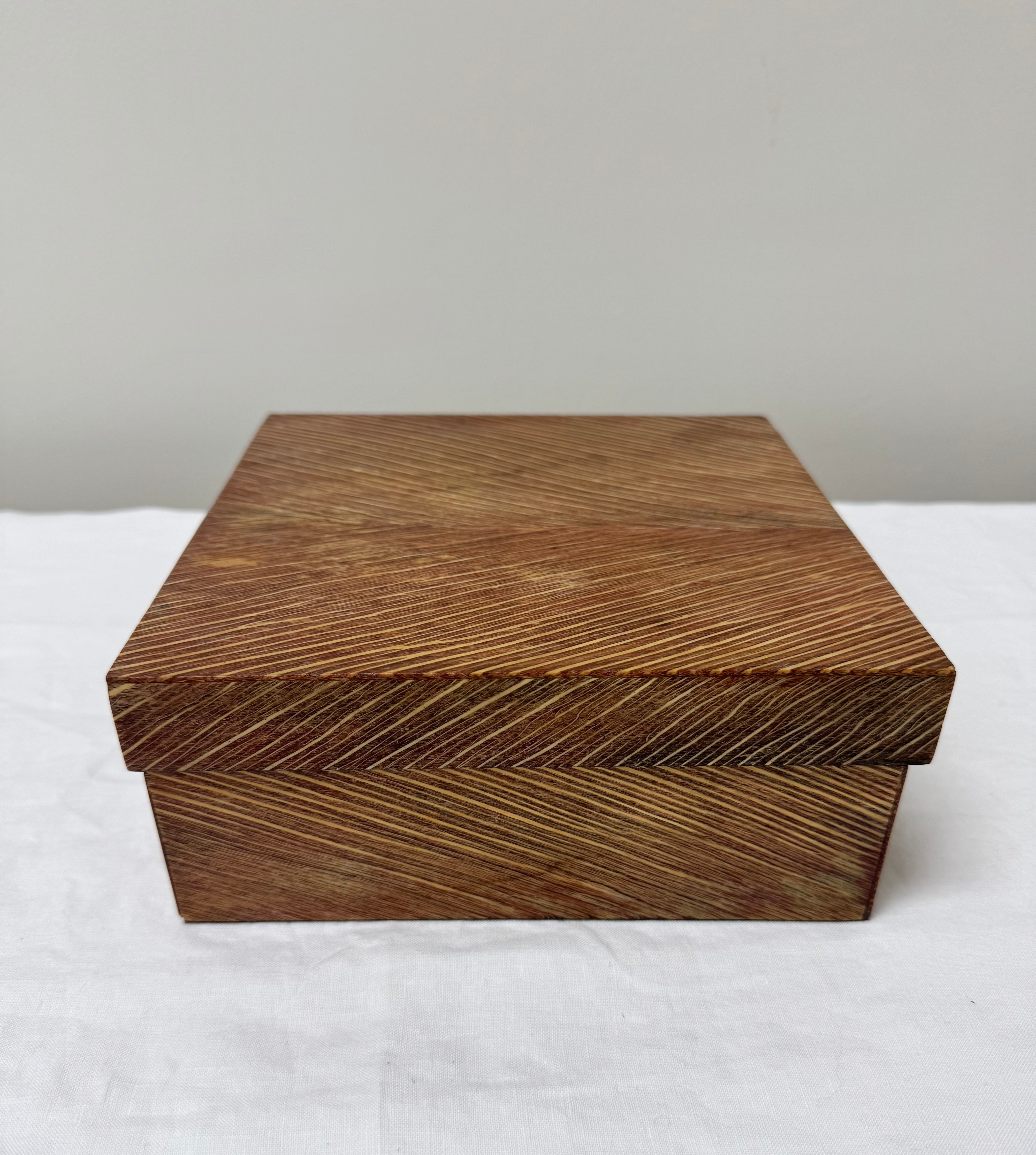 Modern Marquetry Wooden Box