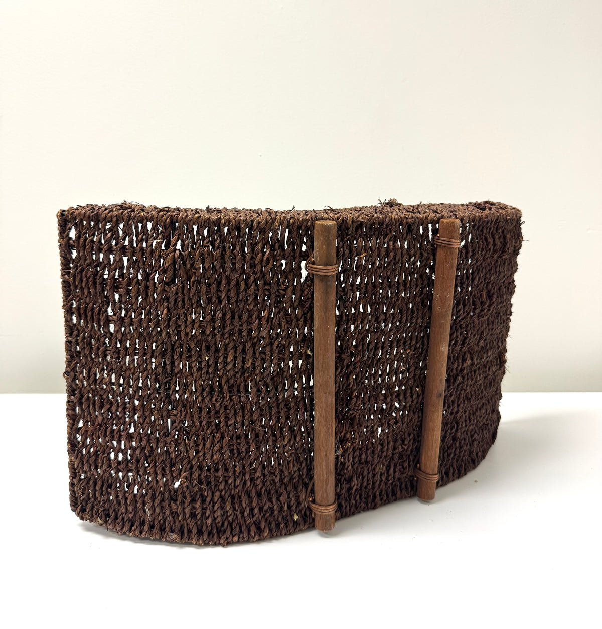 Dark Brown Seagrass Boat Basket