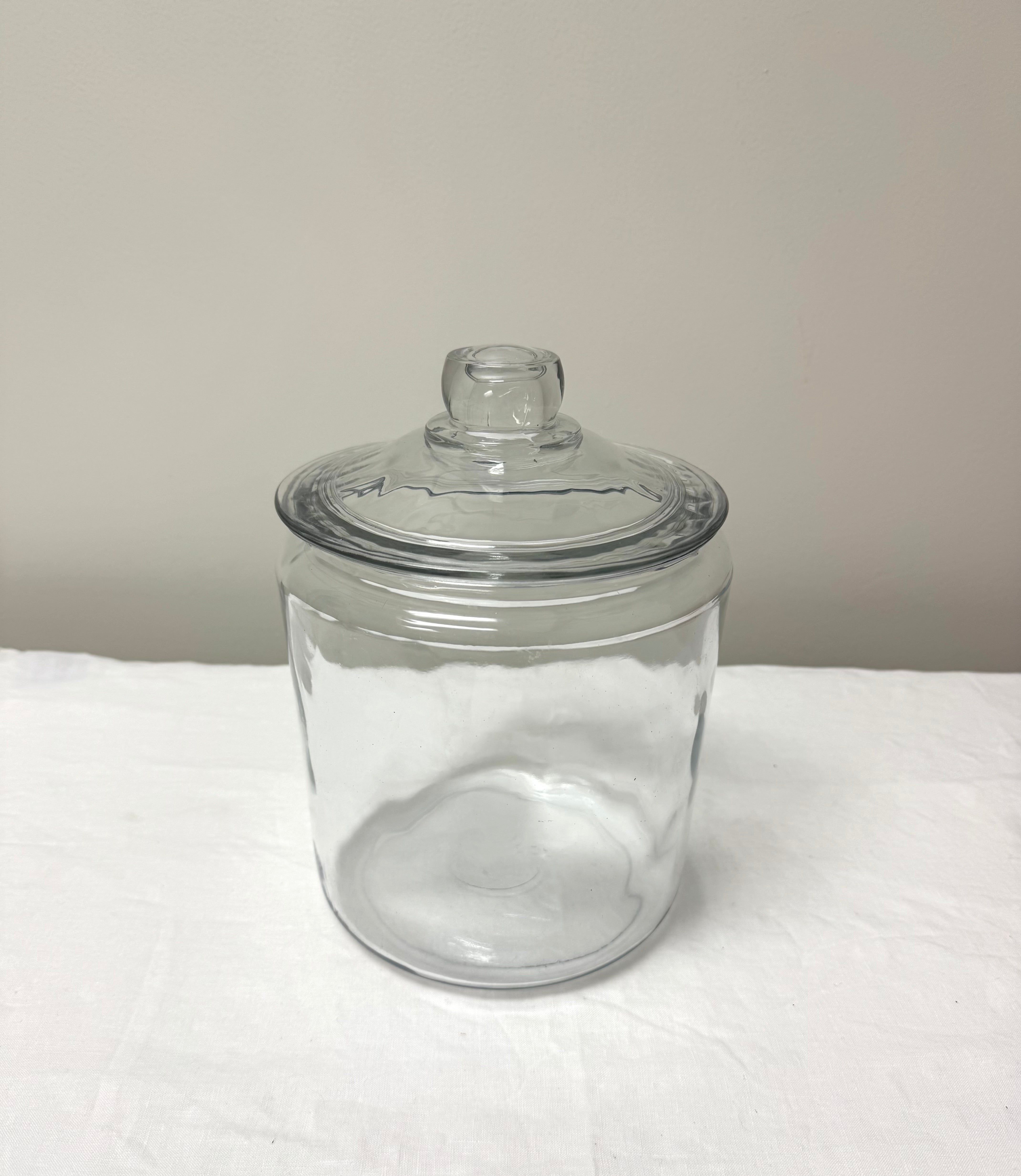 Clear Apothecary Jar with Lid