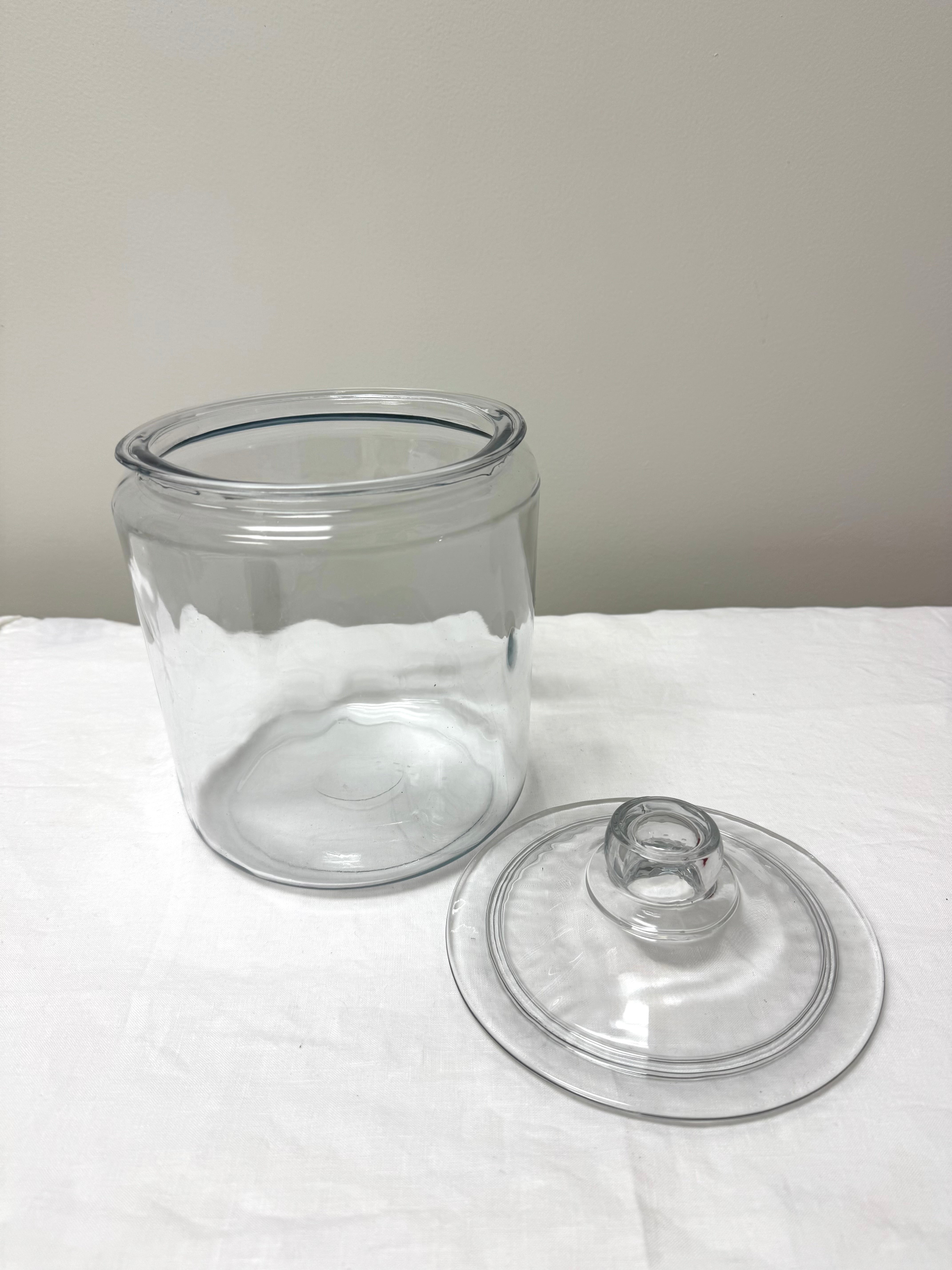 Clear Apothecary Jar with Lid