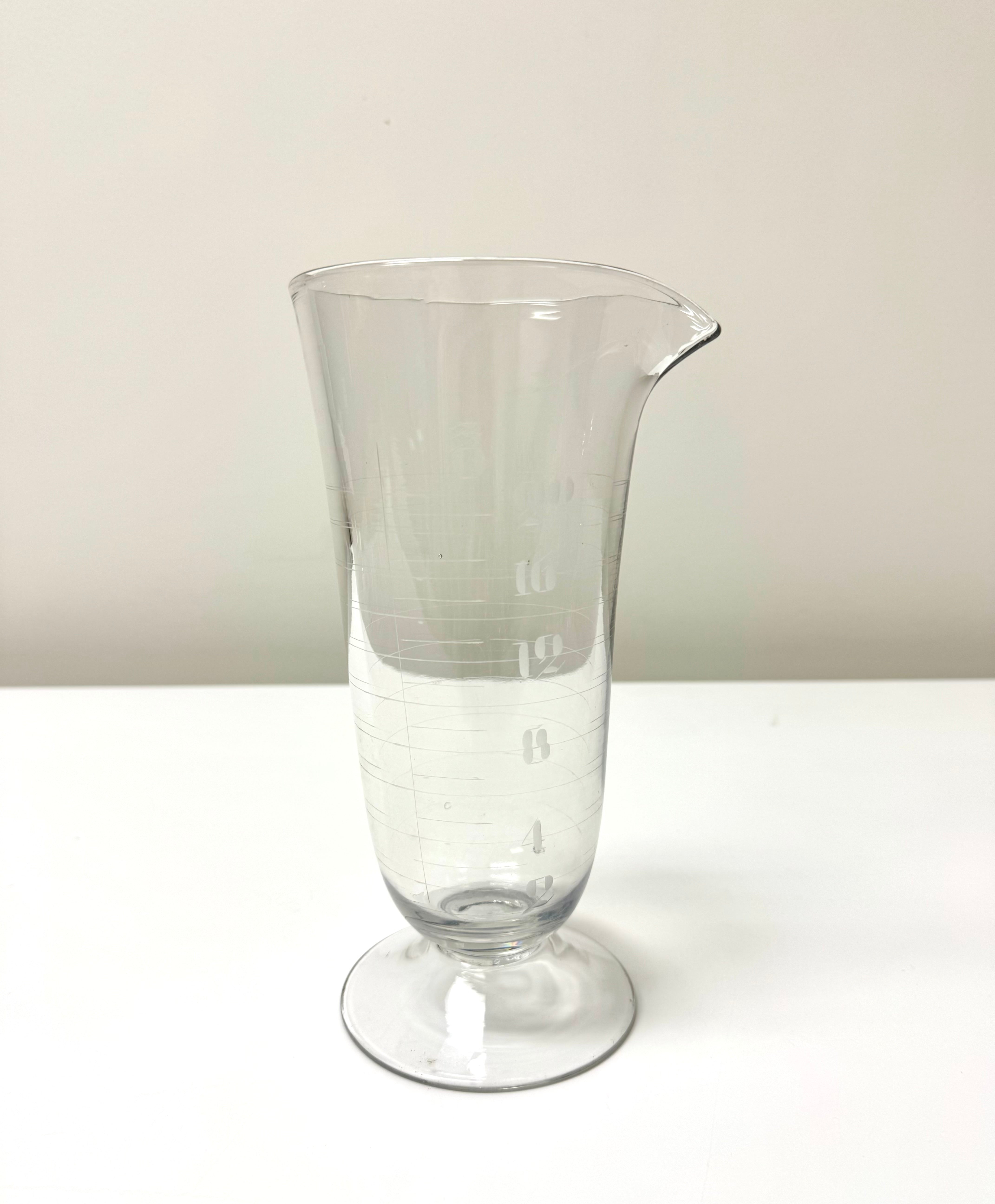 Vintage Footed Apothecary Beaker