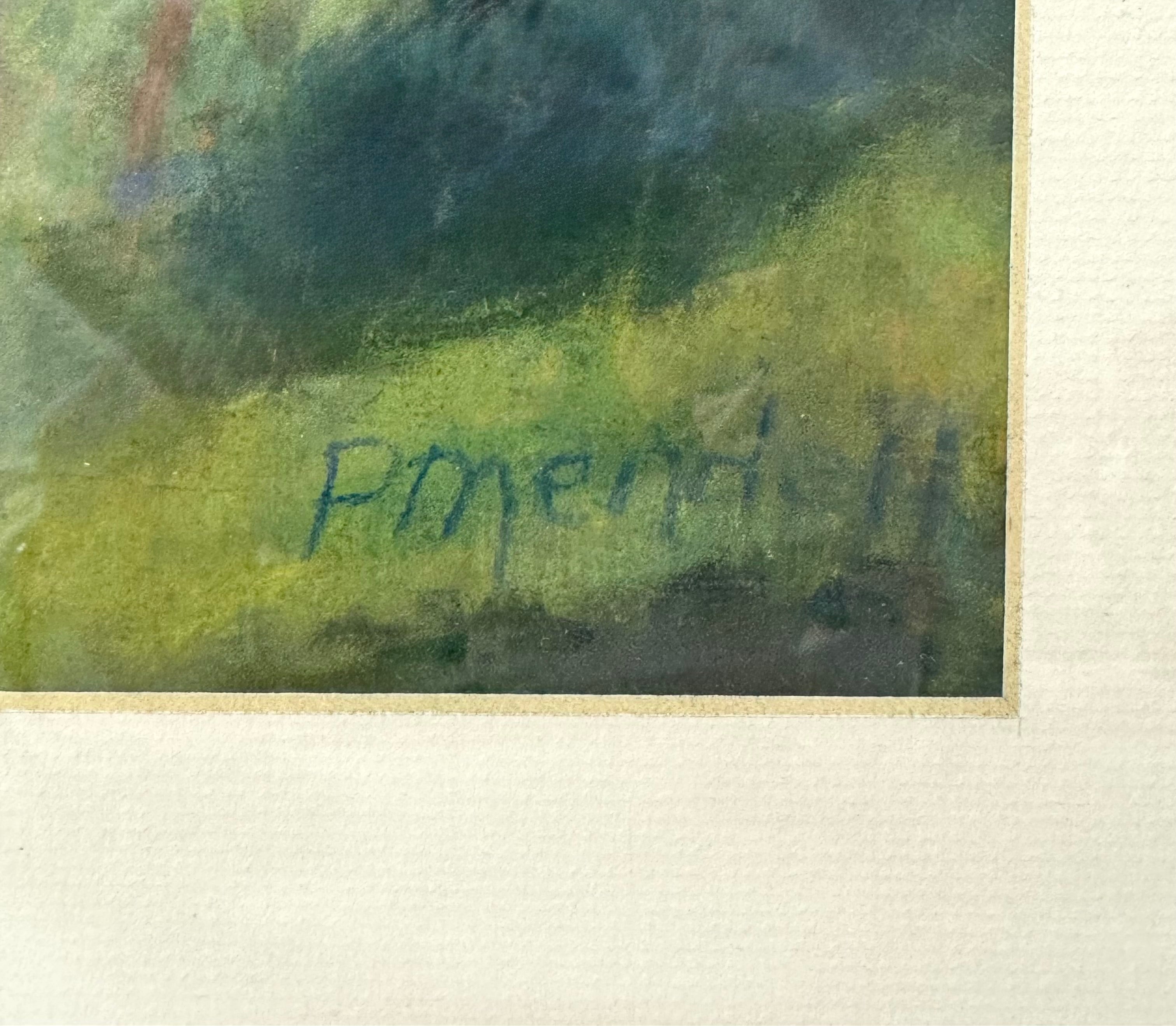 Road Leading to Tunnel Art Print