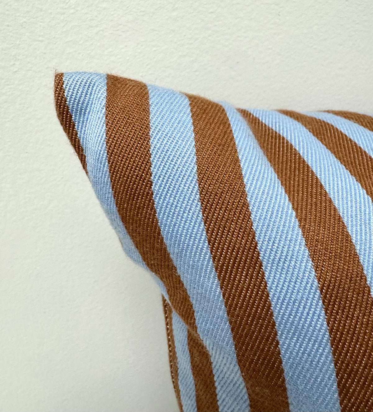 MISSONI HOME Light Blue & Dark Orange 21" Pillow
