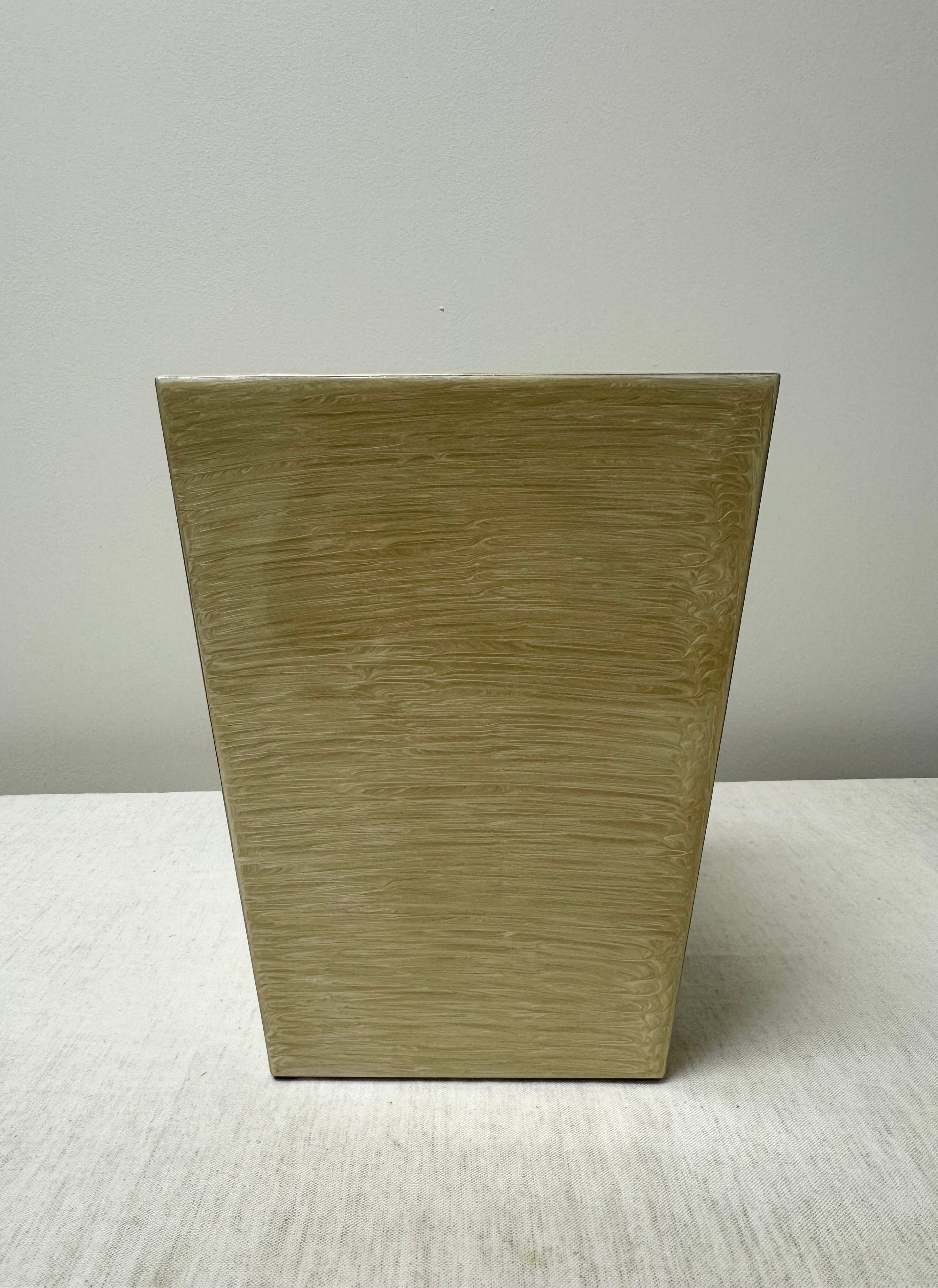 NEW! MIKE + ALLY 'Moonglow' Hand-crafted Waste Basket with Liner