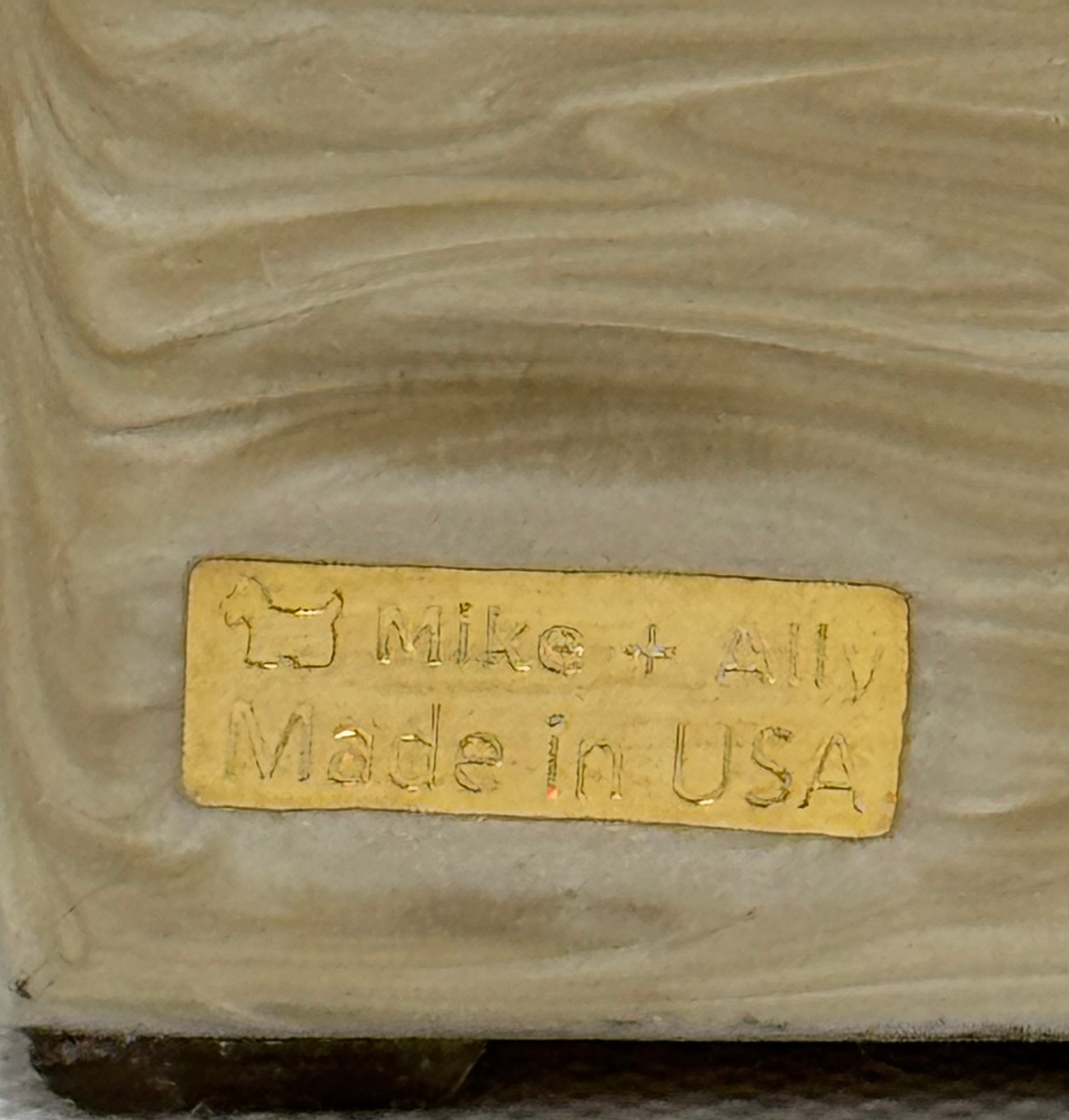 NEW! MIKE + ALLY 'Moonglow' Hand-crafted Waste Basket with Liner