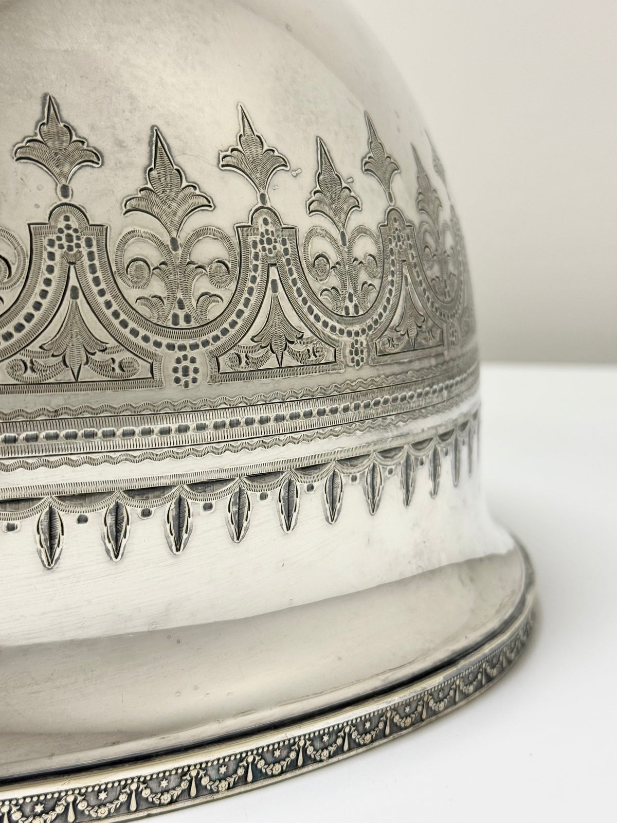 Antique Victorian Sheffield Silverplate Meat Dome