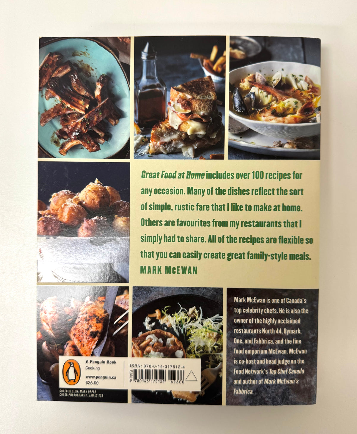 'Mark McEwan - Great Food at Home' Softcover