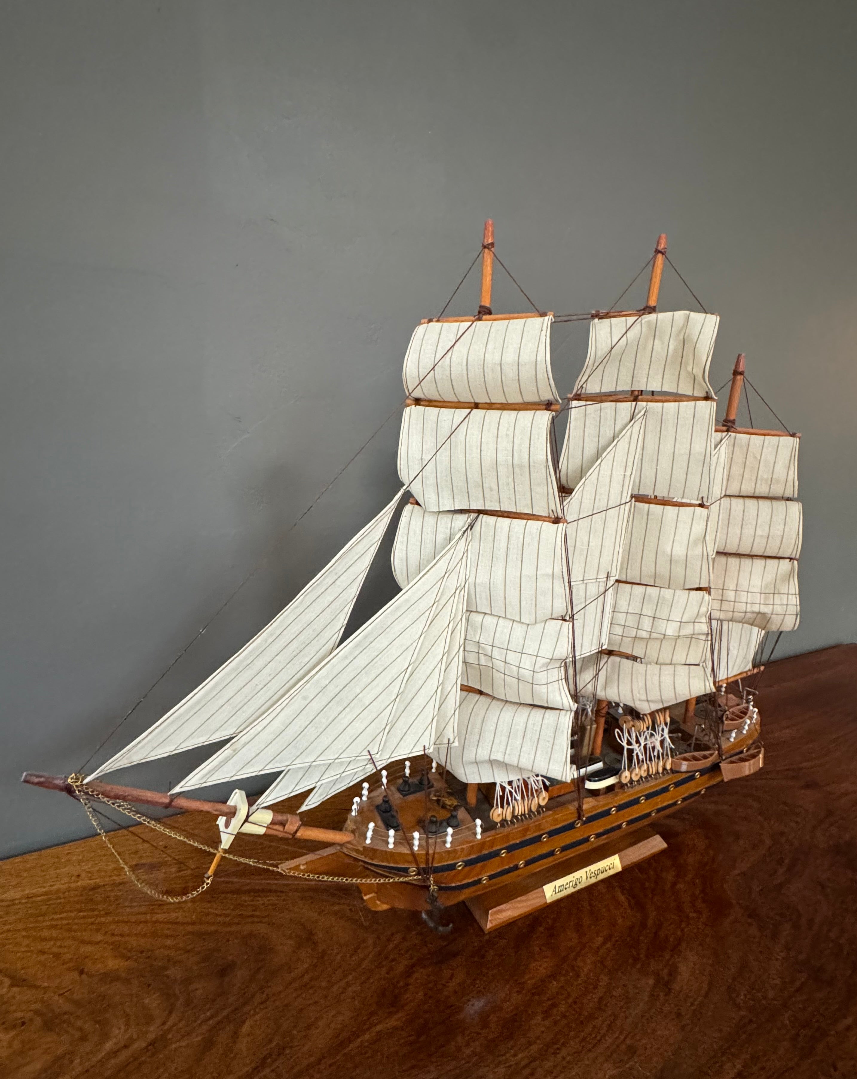 'Amerigo Vespucci' Model Sailboat