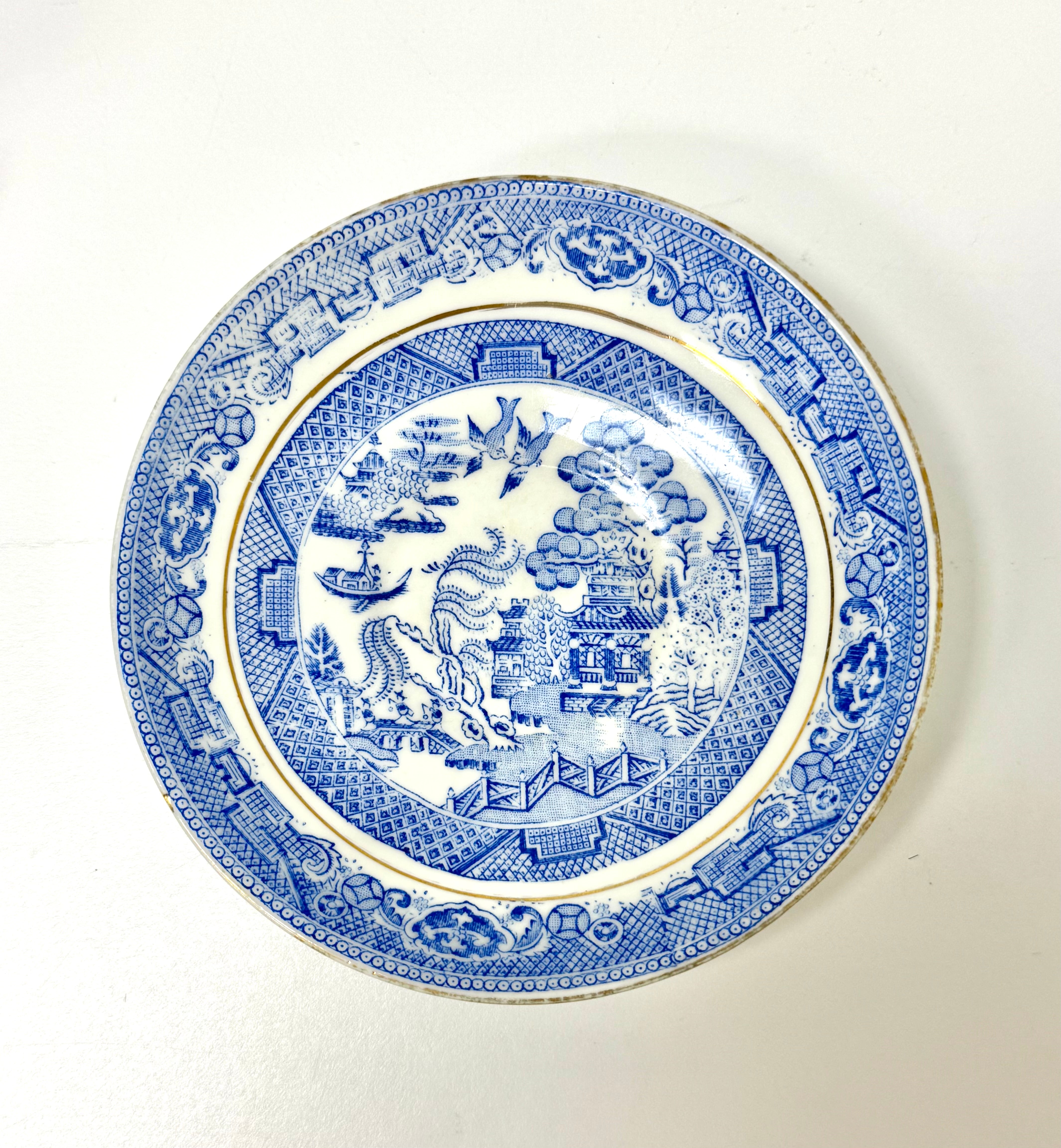 Vintage SAMUEL RADFORD 'Blue Willow' Cup & Saucer