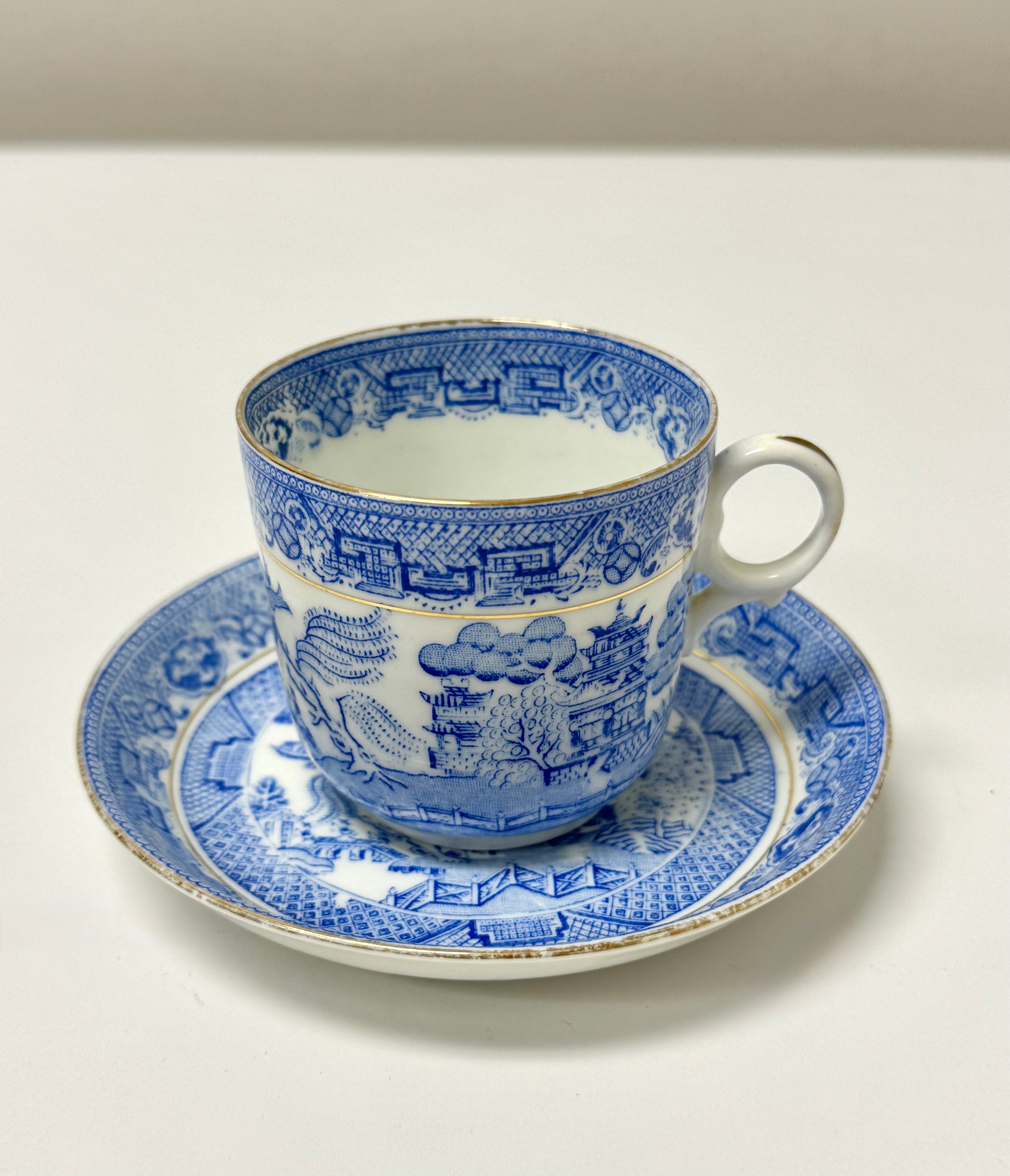 Vintage SAMUEL RADFORD 'Blue Willow' Cup & Saucer
