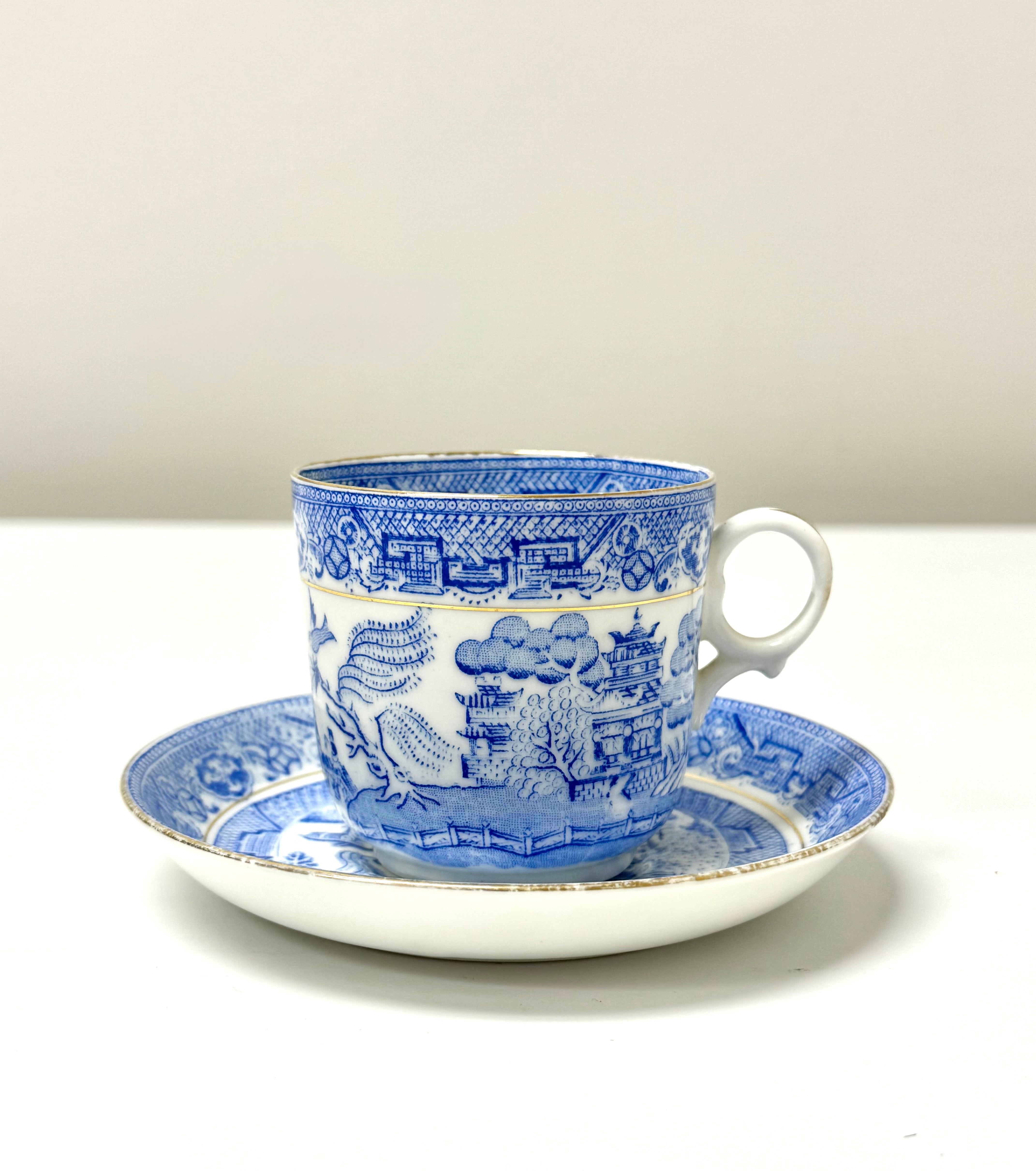 Vintage SAMUEL RADFORD 'Blue Willow' Cup & Saucer