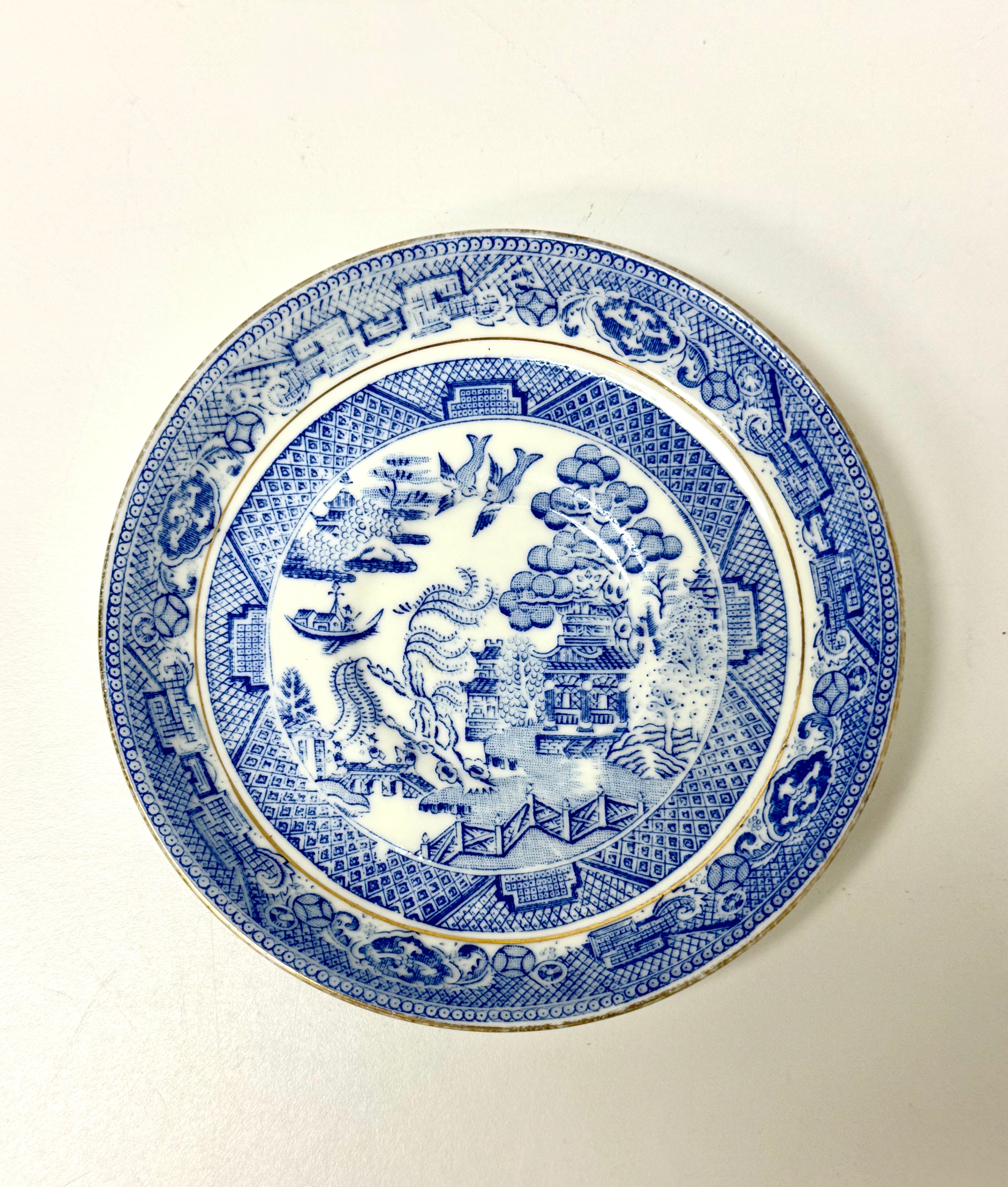 Vintage SAMUEL RADFORD 'Blue Willow' Cup & Saucer