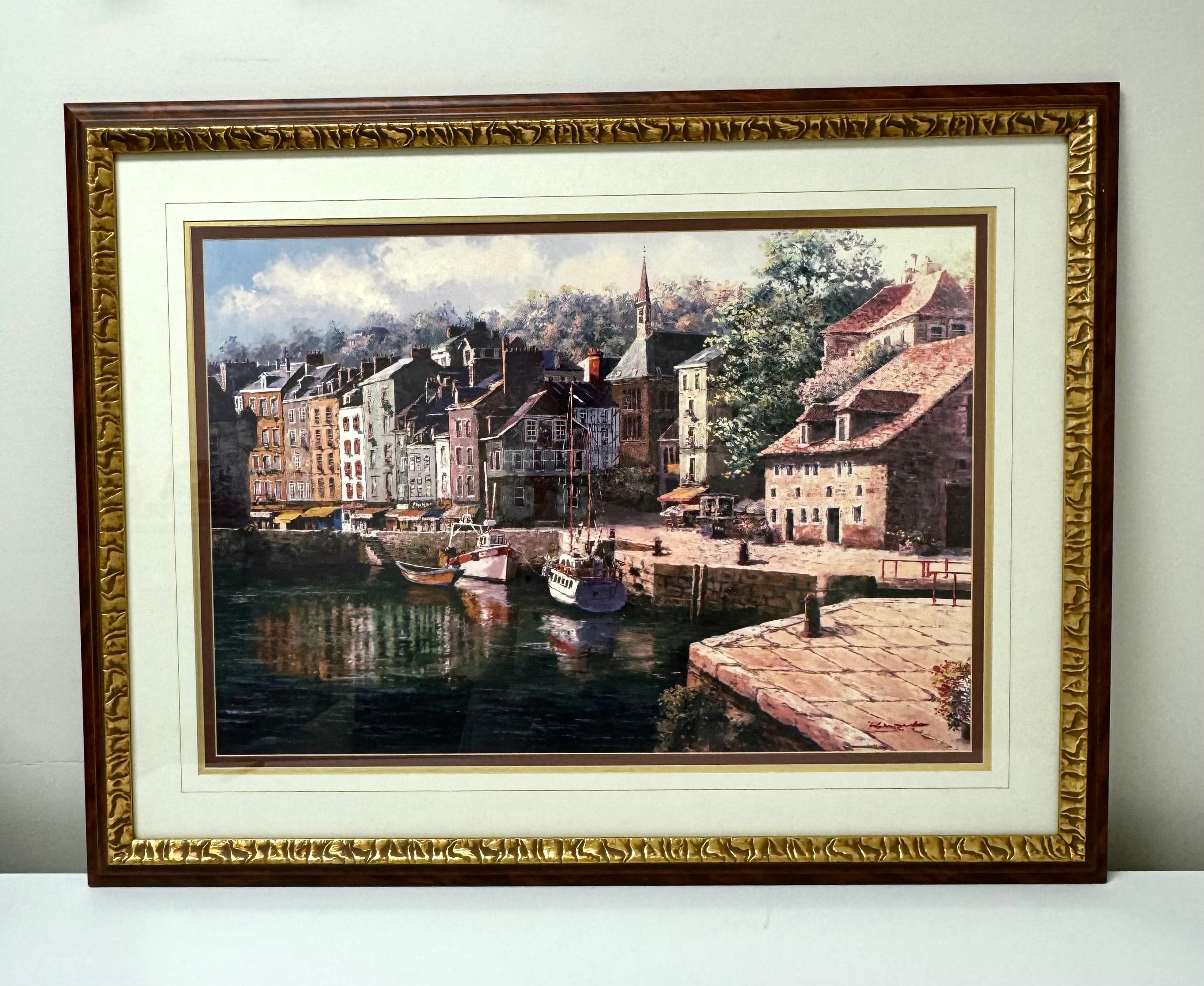 'Village of Honfleur' Print