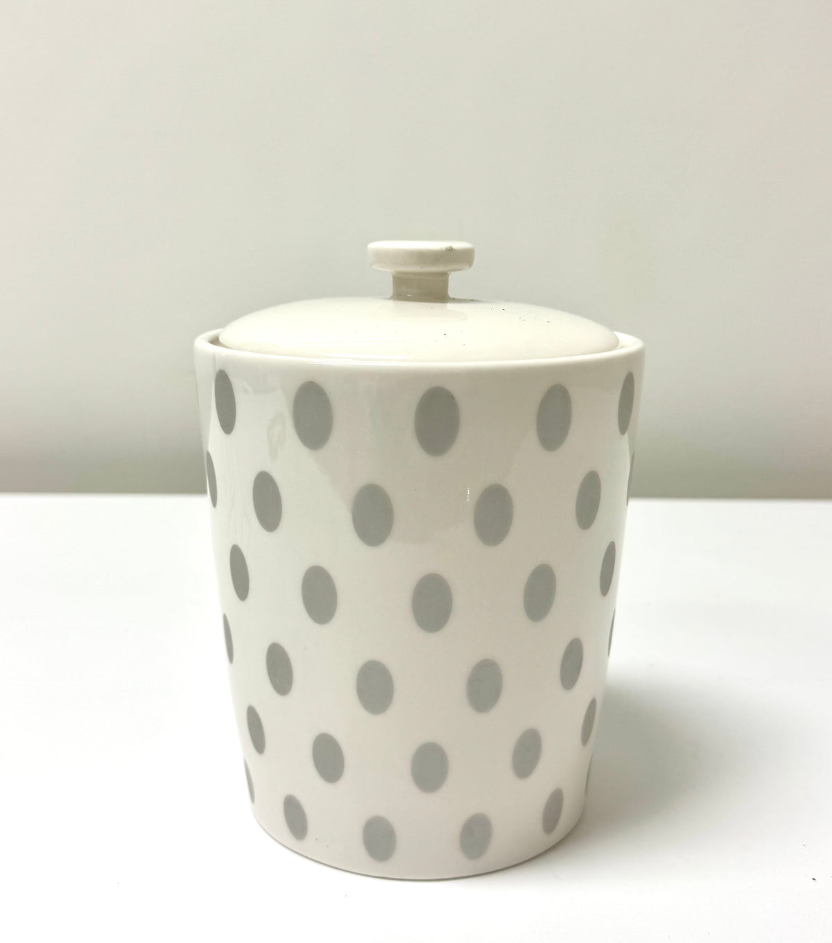 Gray Dot Canister