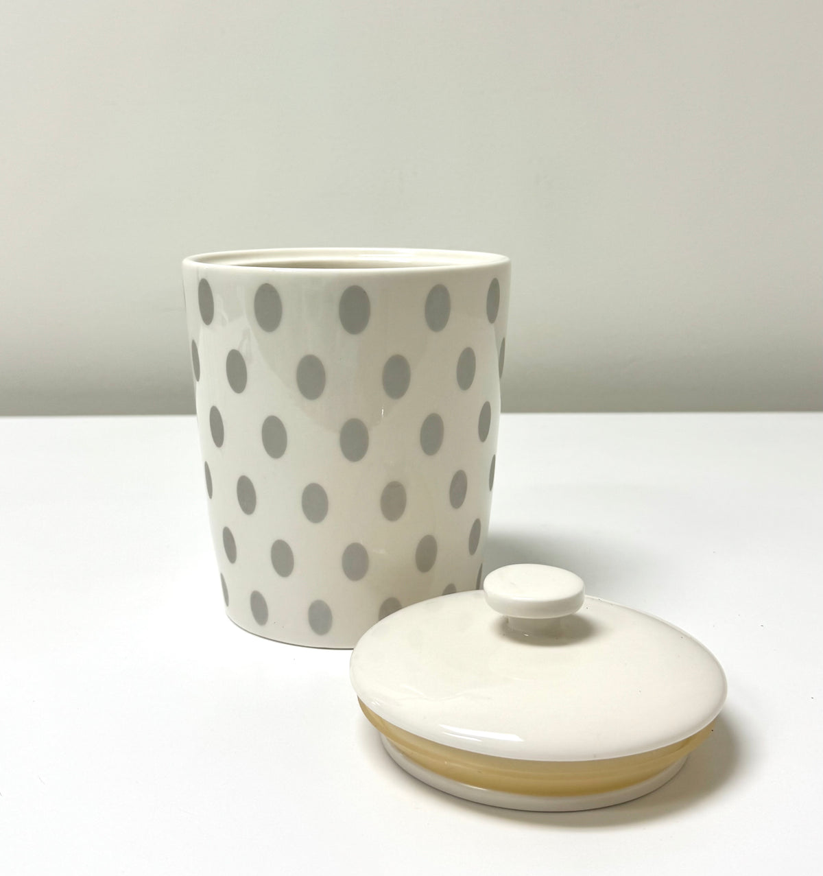 Gray Dot Canister